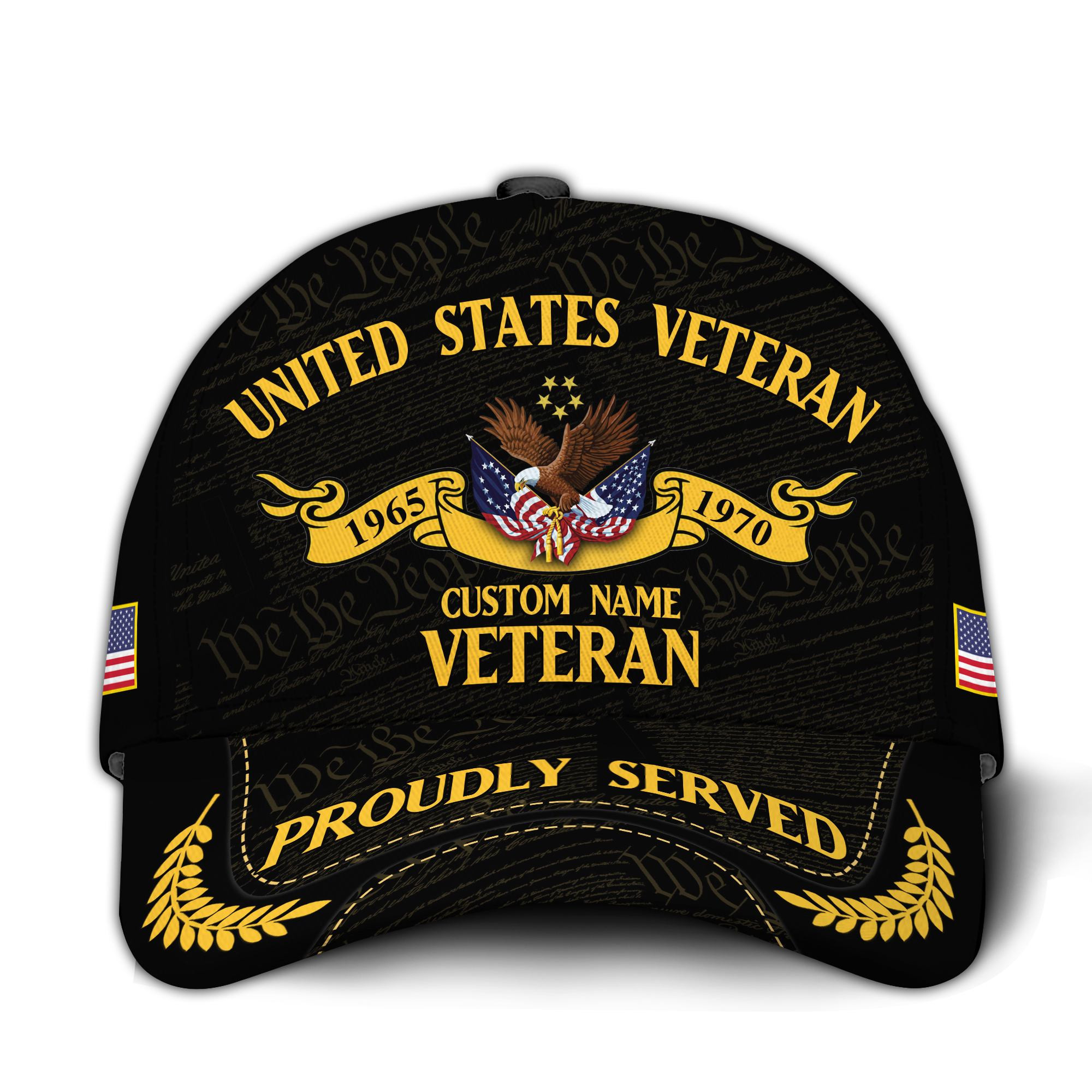 Premium Custom US Veteran Hat VPVC020657, Cap For US Veterans, Gifts For Veterans Day, Father’s Day