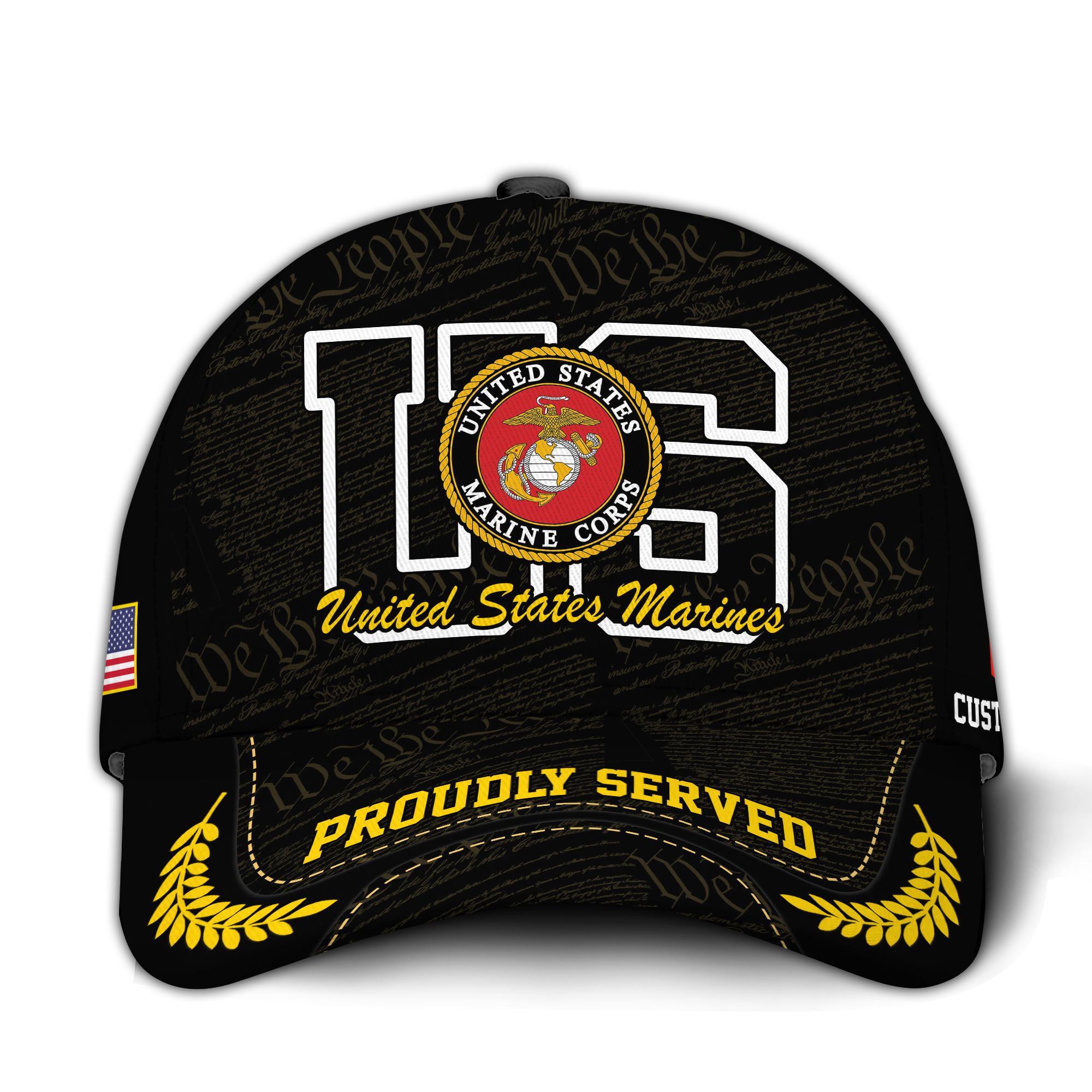 Premium Custom USMC Veteran Hat VPVC020663, Cap For Marine Veterans, Gifts For Veterans Day, Father’s Day