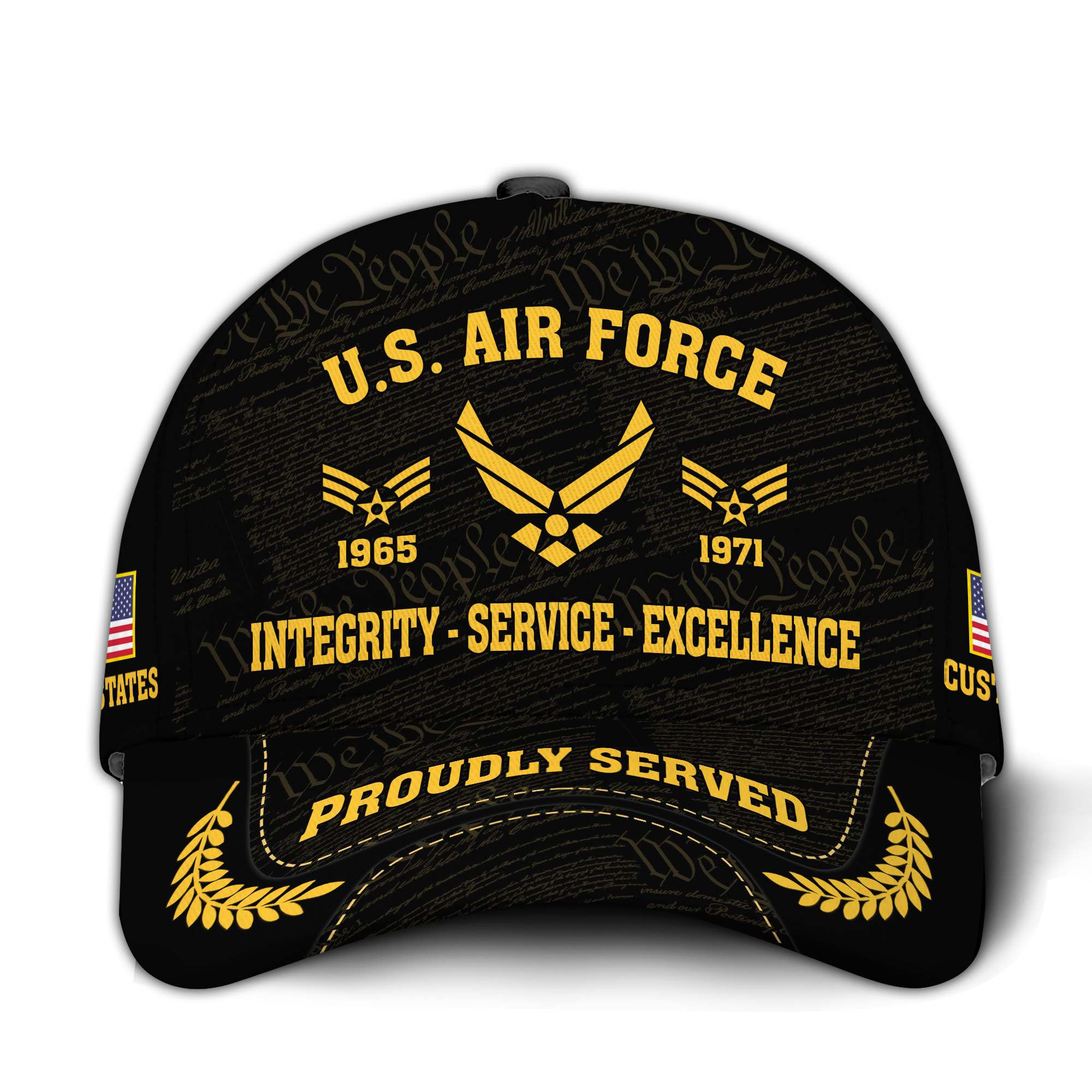 Premium Custom USAF Veteran Hat VPVC020694, Cap For Air Force Veterans, Gifts For Veterans Day, Father’s Day
