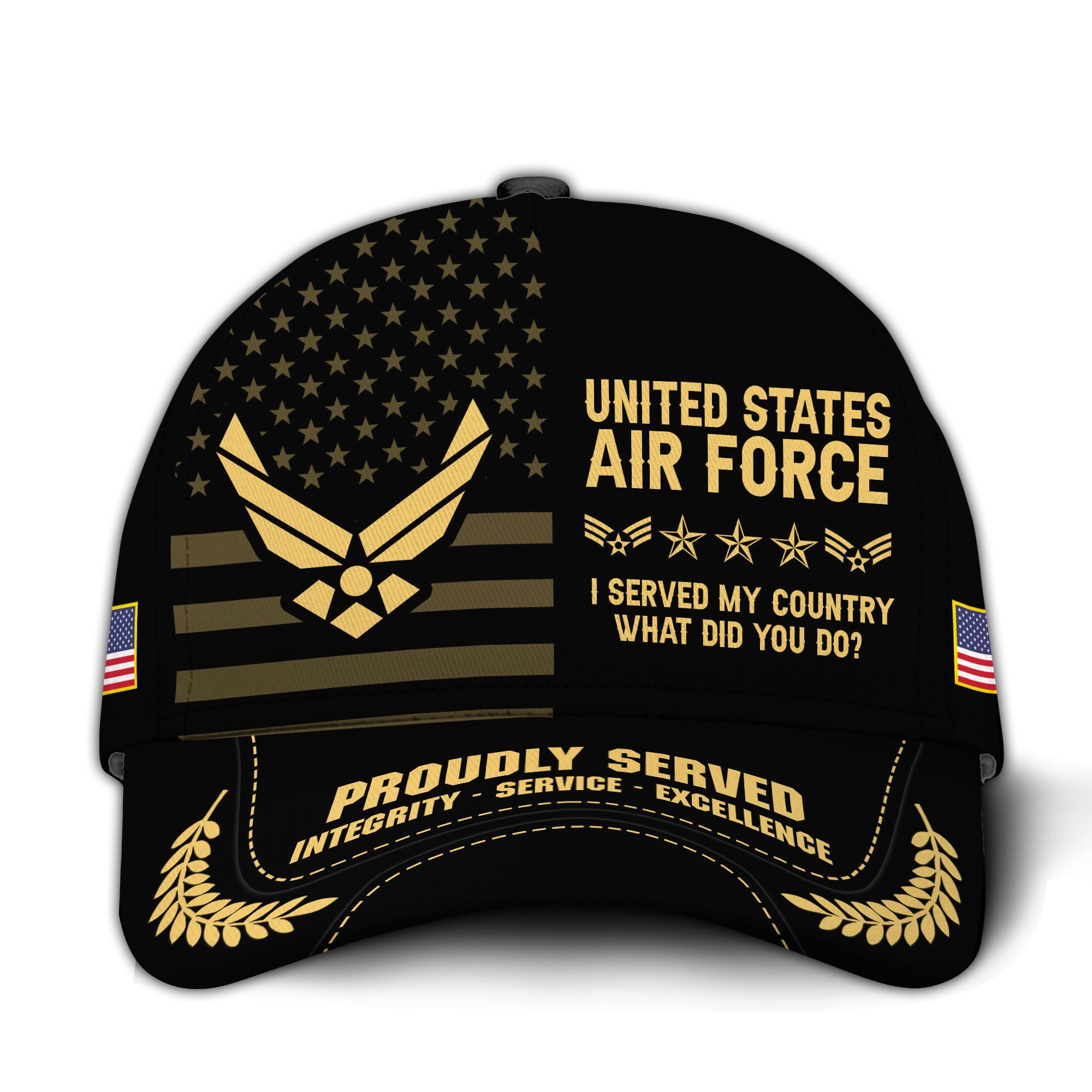 Premium Custom USAF Veteran Hat VPVC020744, Cap For Air Force Veterans, Gifts For Veterans Day, Father’s Day