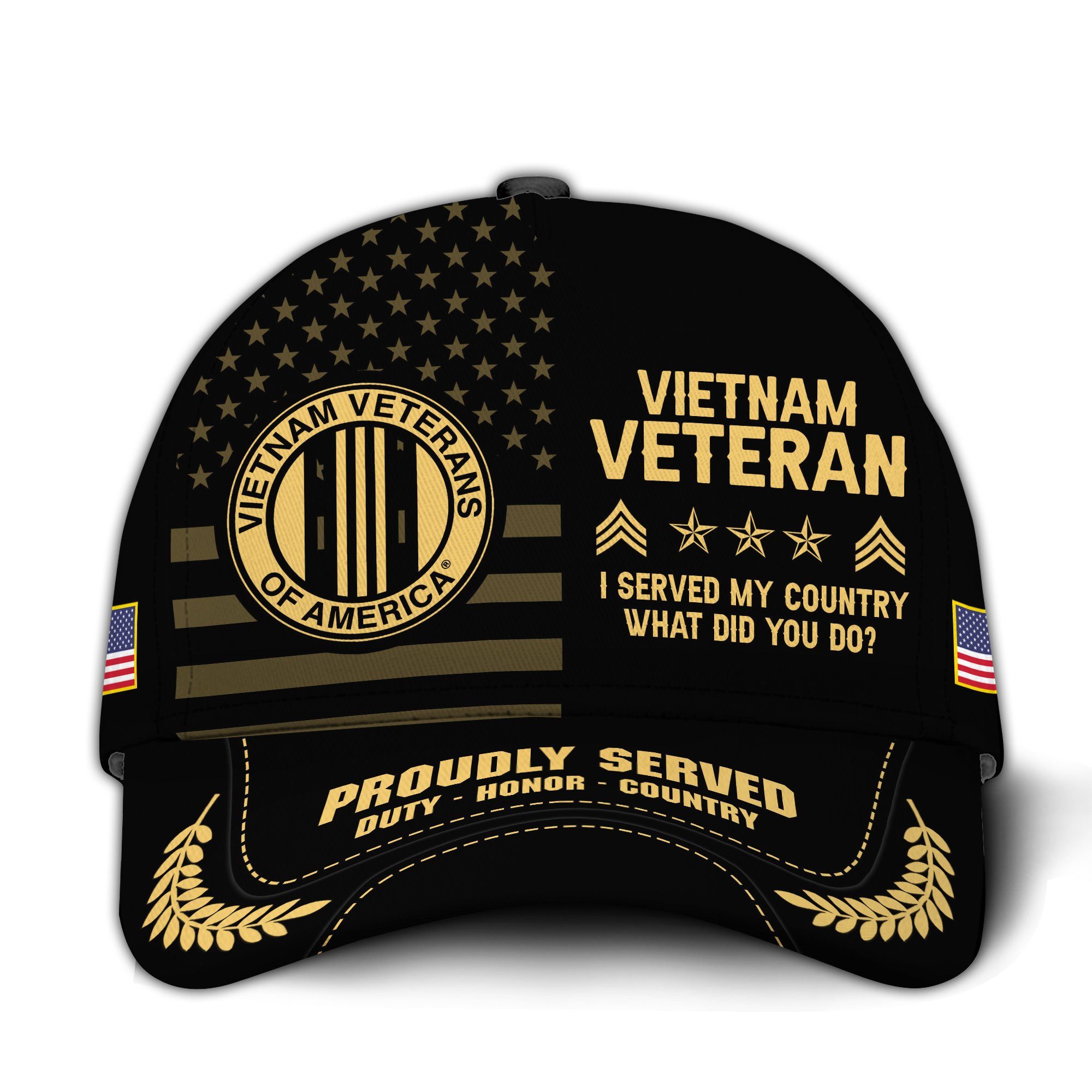 Premium Custom Vietnam Veteran Hat VPVC020746, Cap For Vietnam Veterans, Gifts For Veterans Day, Father’s Day