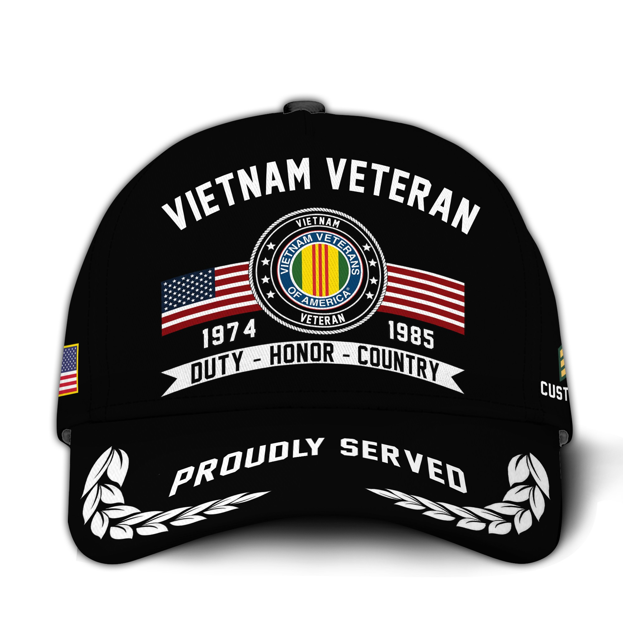 Premium Custom Vietnam Veteran Hat VPVC020836, Cap For Vietnam Veterans, Gifts For Veterans Day, Father’s Day