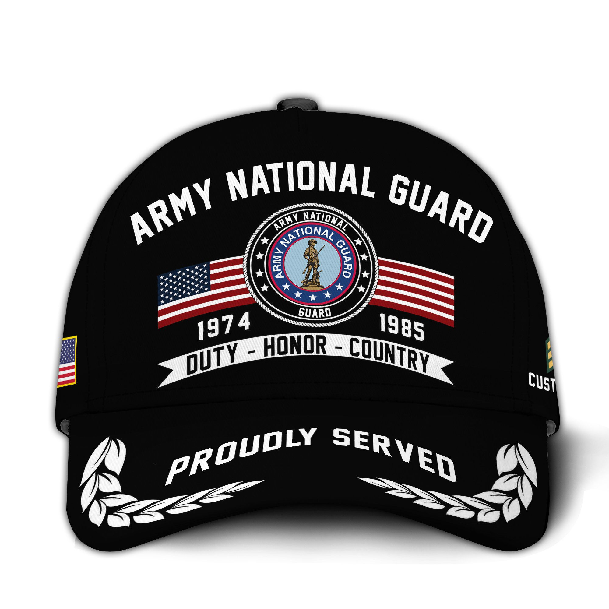 Premium Custom Army National Guard Veteran Hat VPVC020838, Cap For Army National Guard Veteran, Gifts For Veterans Day, Father’s Day