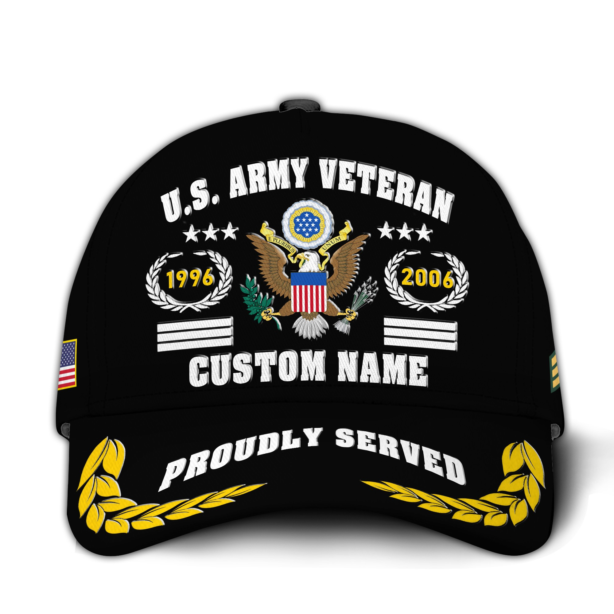 Premium Custom US Army Veteran Hat VPVC020841, Cap For Army Veterans, Gifts For Veterans Day, Father’s Day