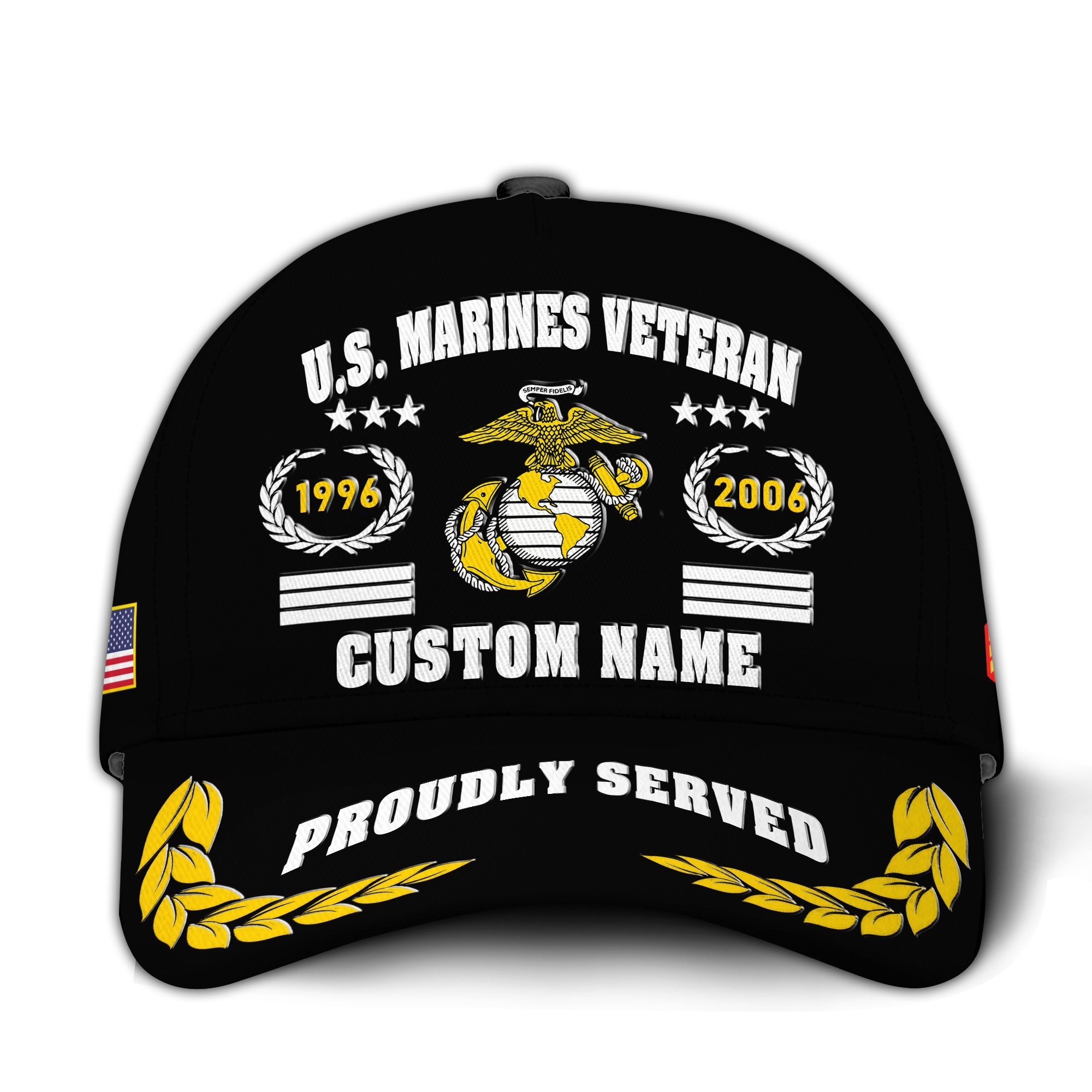 Premium Custom USMC Veteran Hat VPVC020843, Cap For Marine Veterans, Gifts For Veterans Day, Father’s Day