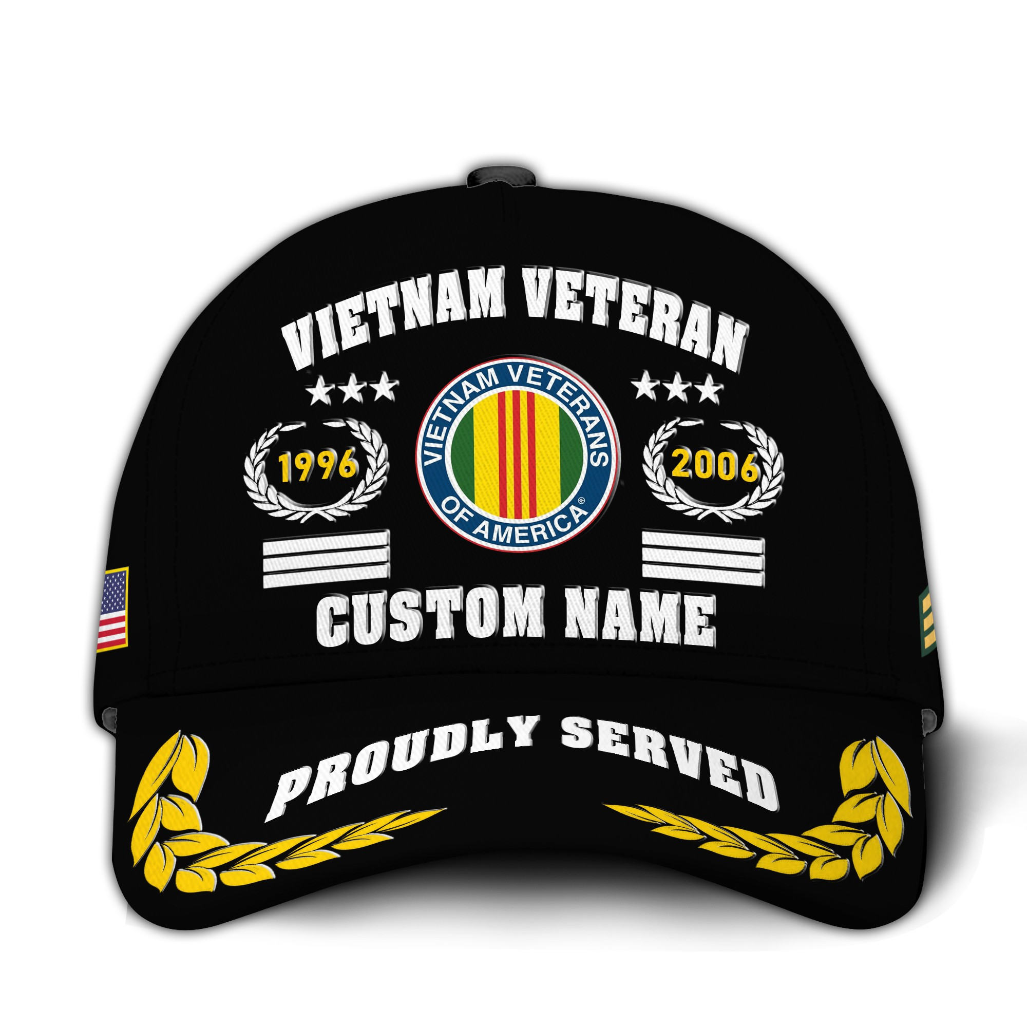 Premium Custom Vietnam Veteran Hat VPVC020846, Cap For Vietnam Veterans, Gifts For Veterans Day, Father’s Day