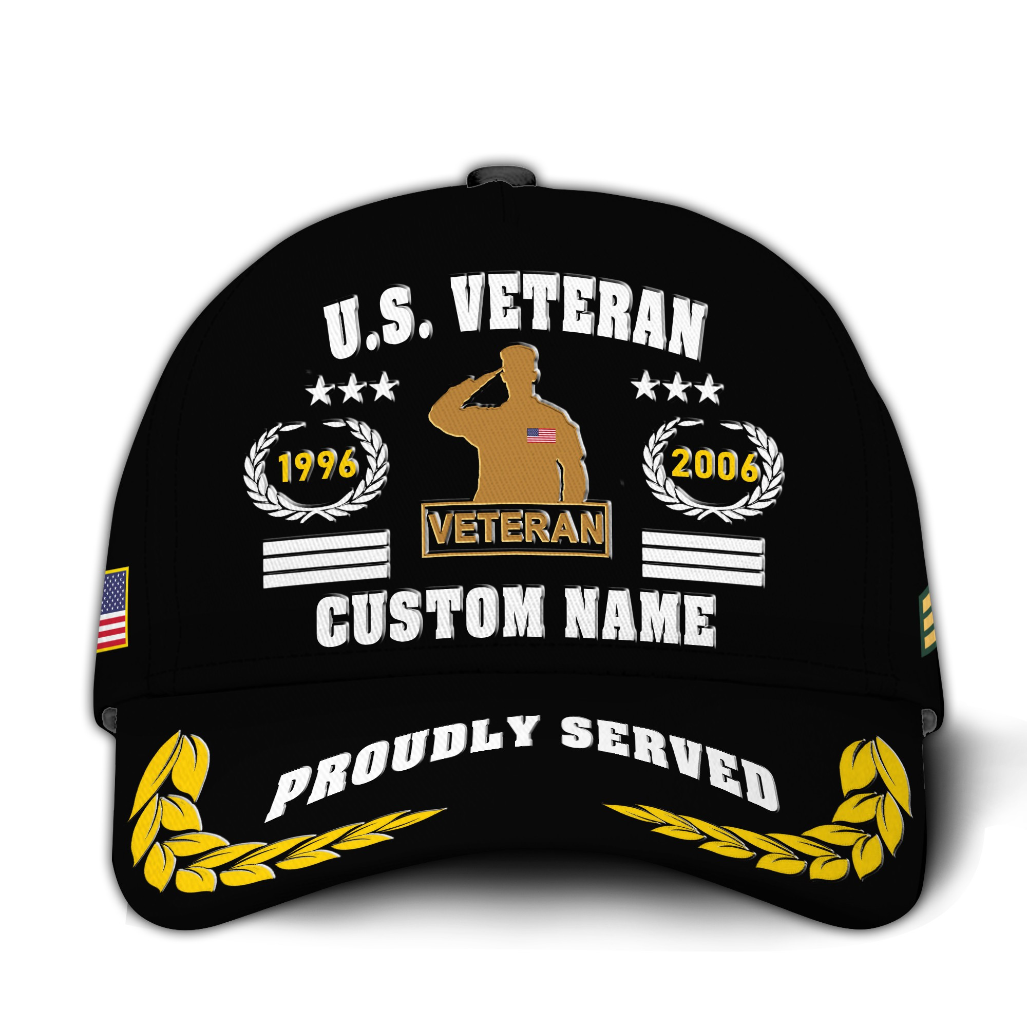 Premium Custom US Veteran Hat VPVC020847, Cap For US Veterans, Gifts For Veterans Day, Father’s Day