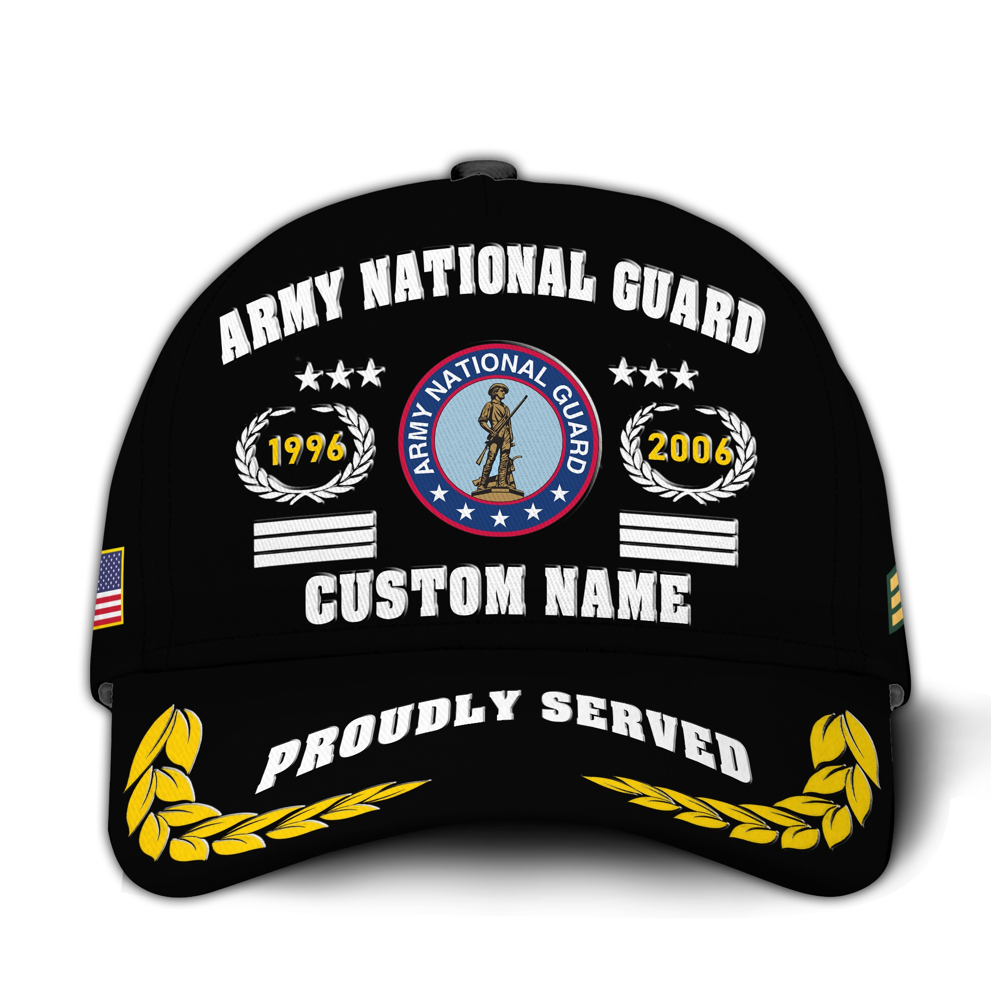 Premium Custom Army National Guard Veteran Hat VPVC020848, Cap For Army National Guard Veteran, Gifts For Veterans Day, Father’s Day