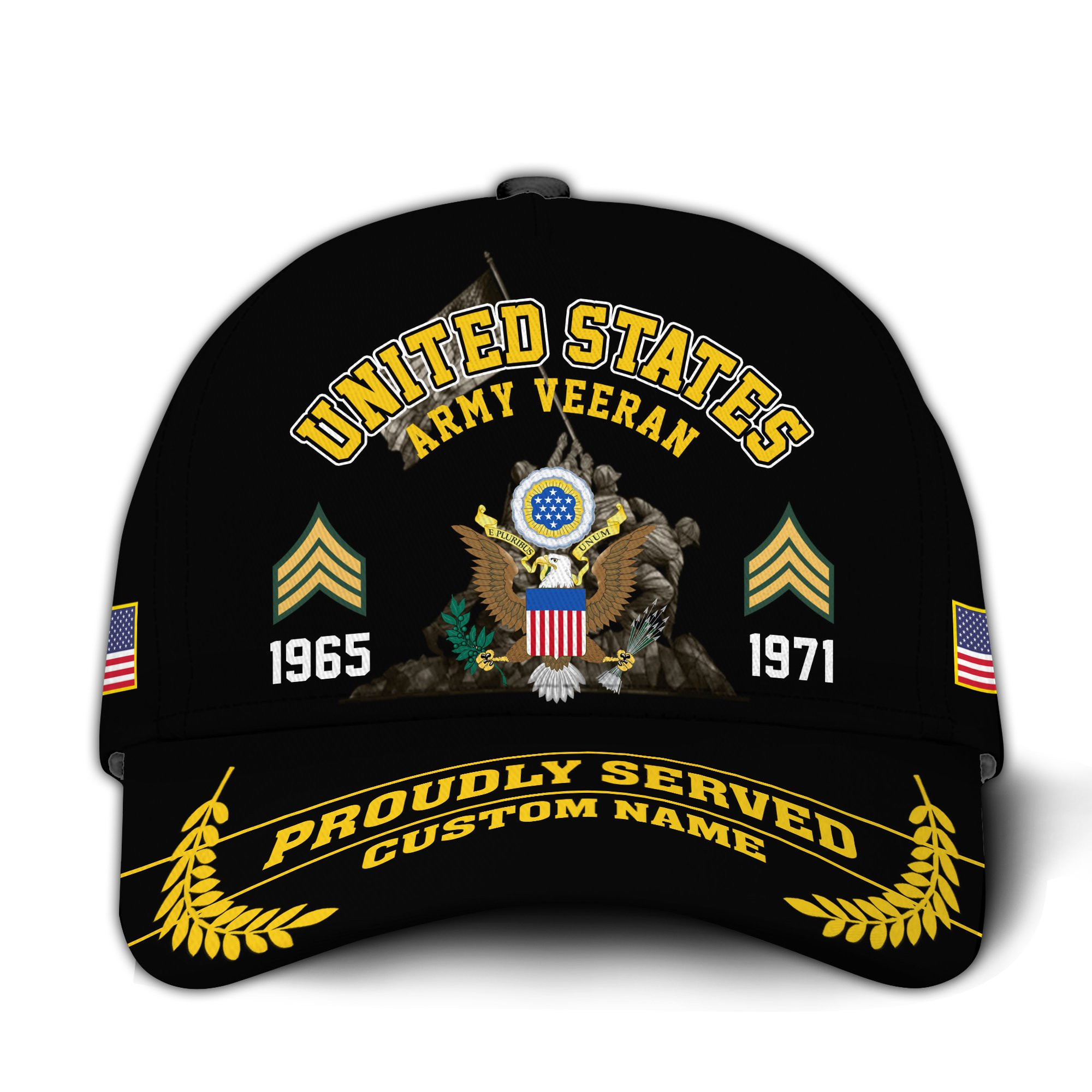 Premium Custom US Army Veteran Hat VPVC020851, Cap For Army Veterans, Gifts For Veterans Day, Father’s Day