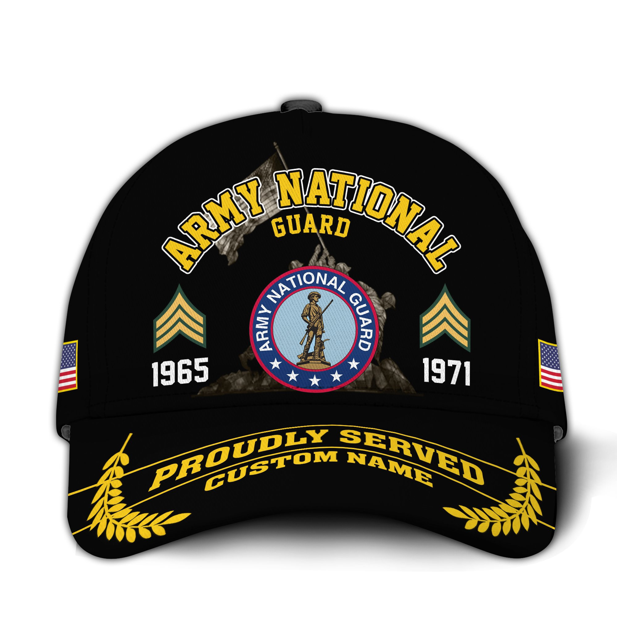 Premium Custom Army National Guard Veteran Hat VPVC020858, Cap For Army National Guard Veteran, Gifts For Veterans Day, Father’s Day
