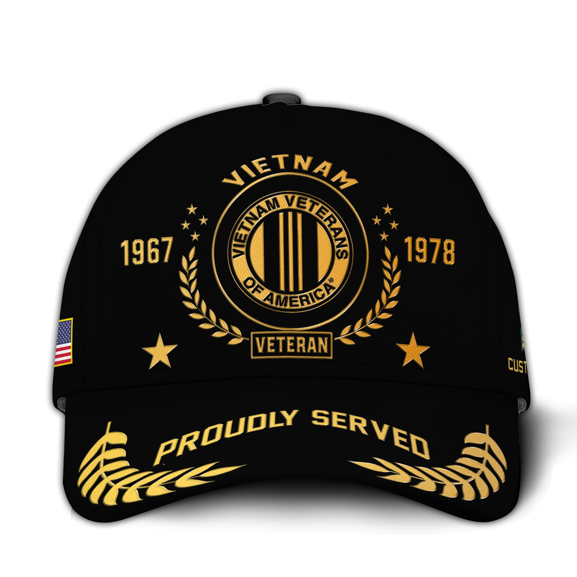 Premium Custom Vietnam Veteran Hat VPVC020866, Cap For Vietnam Veterans, Gifts For Veterans Day, Father’s Day