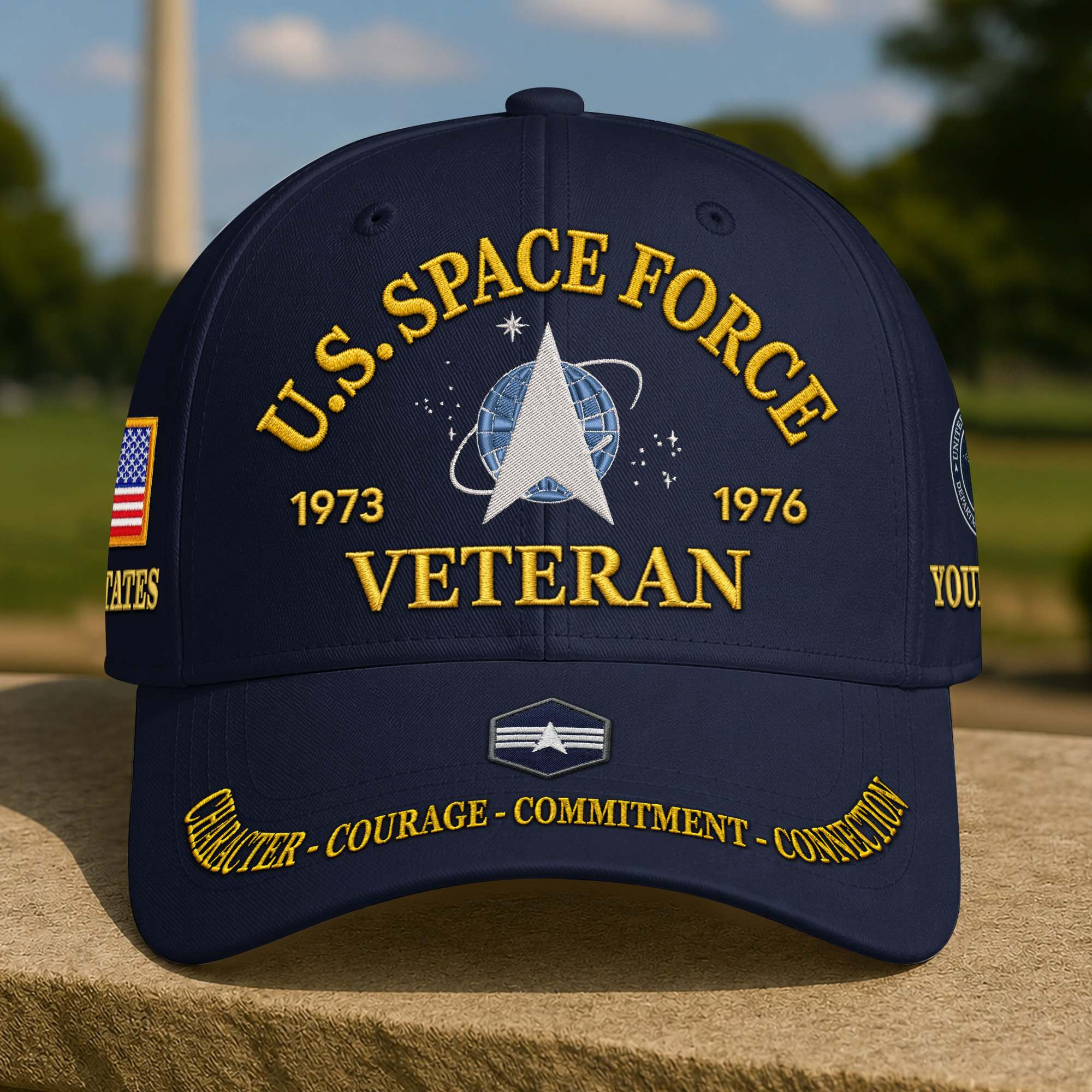 Premium Custom Embroidered US Veterans Hats CPHN070711, Gifts For US Veterans, Gifts For Veterans Day