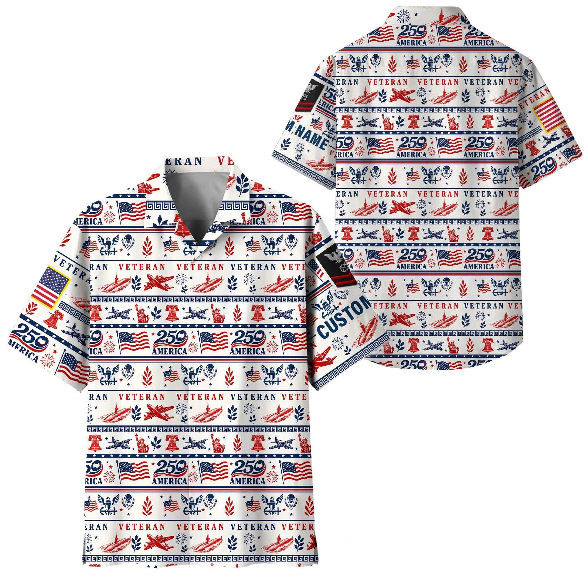 Premium Custom US Navy Hawaiian Shirt VPVC408652, Gifts For Navy Veteran, Gifts For Veterans Day