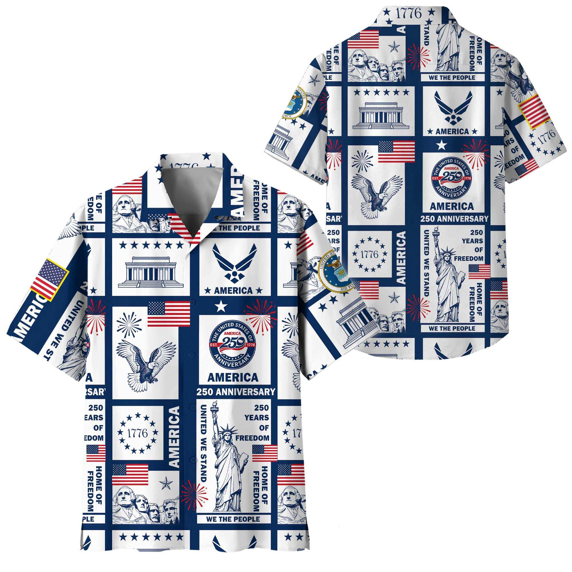 Premium USAF Hawaiian Shirt VPVC408694, Gifts For Air Force Veteran, Gifts For Veterans Day