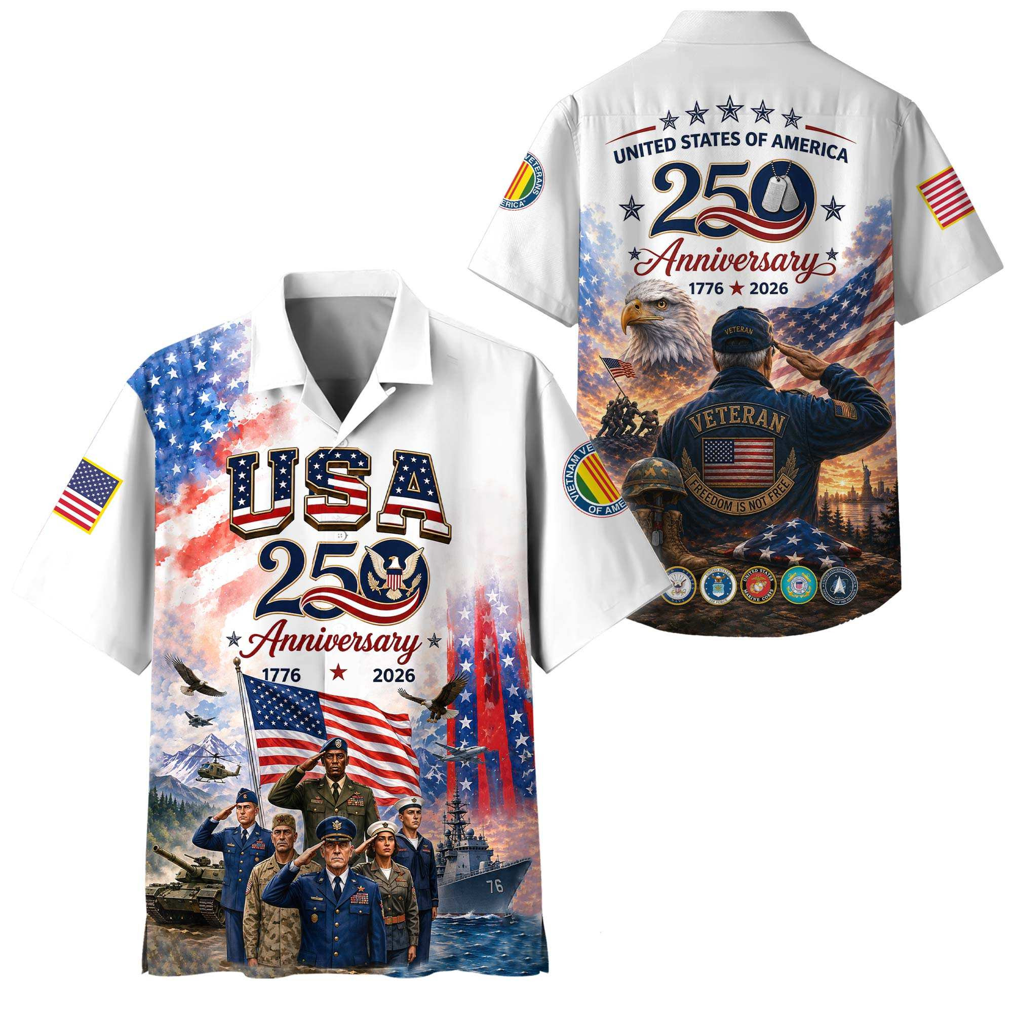 Premium Vietnam Veteran Hawaiian Shirt VPVC408706, Gifts For Vietnam Veteran, Gifts For Veterans Day