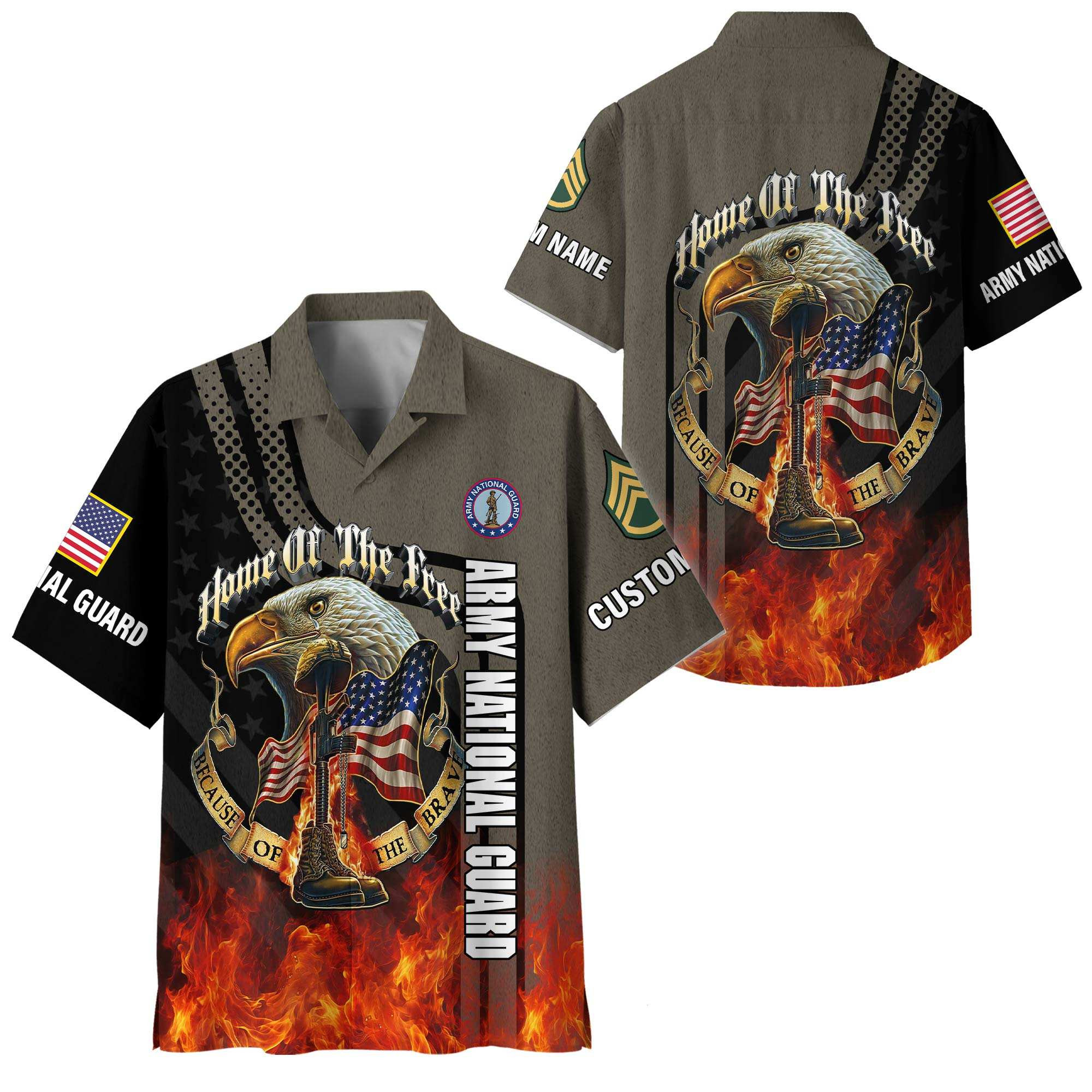 Premium Custom Army National Guard Hawaiian Shirt VPVC408718, Gifts For Army National Guard Veteran, Gifts For Veterans Day
