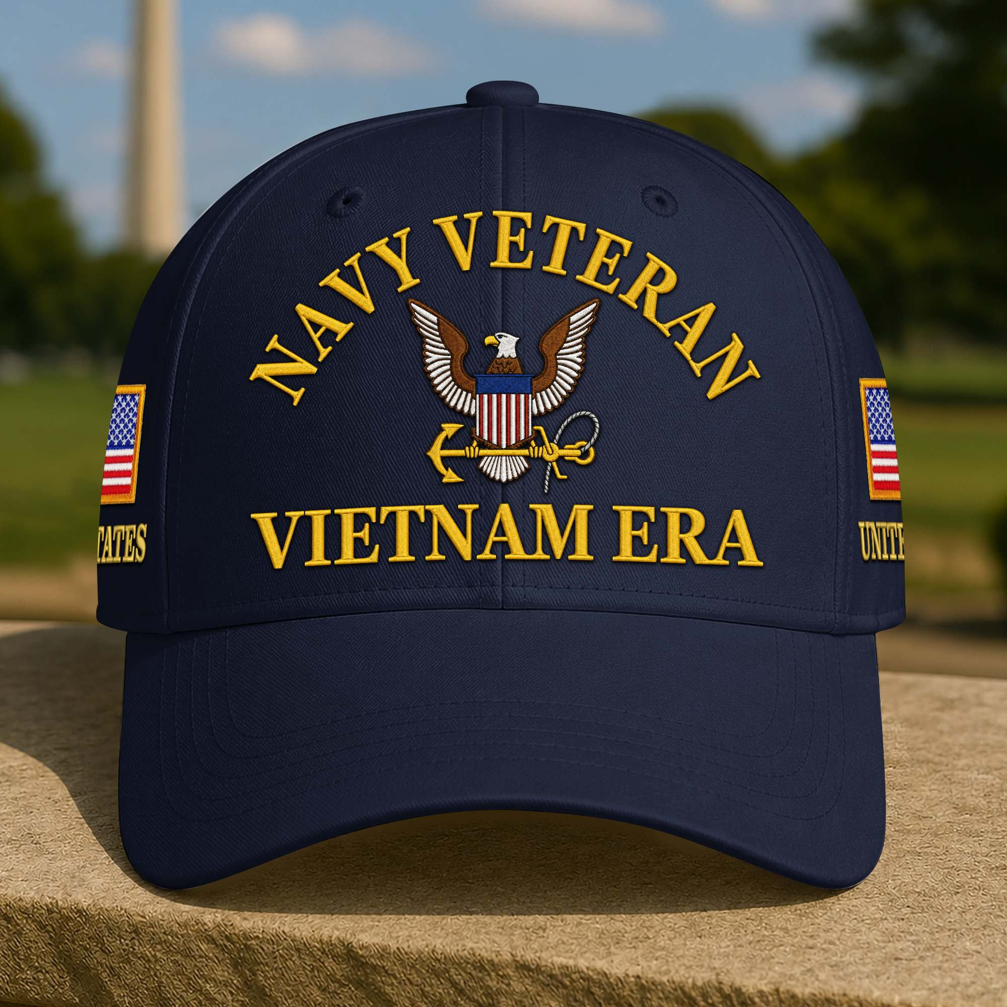 Premium US Navy Embroidered Cap DPVC210710