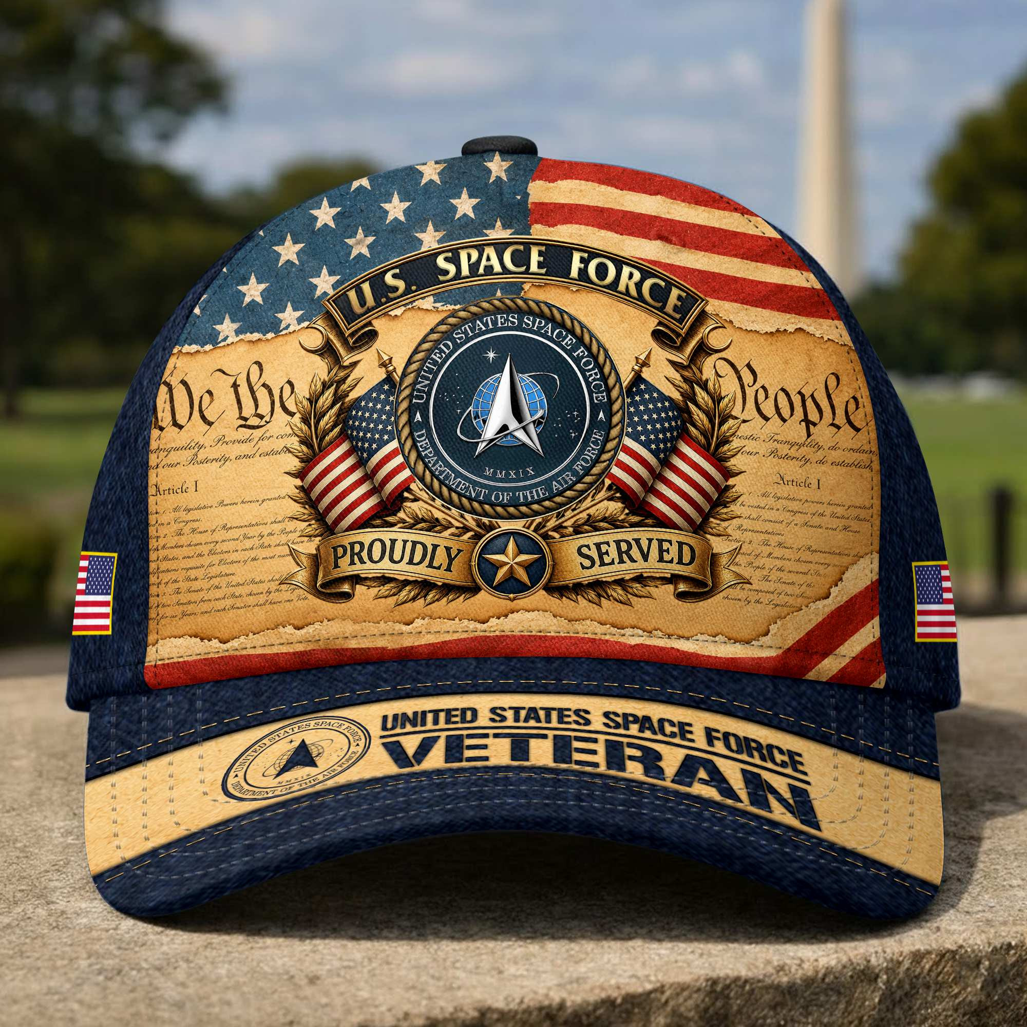 Premium US Veterans Baseball Hats CPHN300711, Gifts for US Veterans, Gifts on Veterans Day, Father’s Day