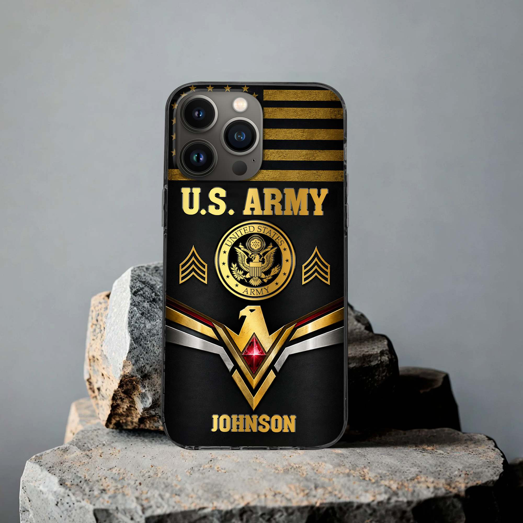 Premium Custom US Army Phone Case VPVC507731, Gifts For Army Veteran, Best Gifts On Father’s Day, Veterans Day