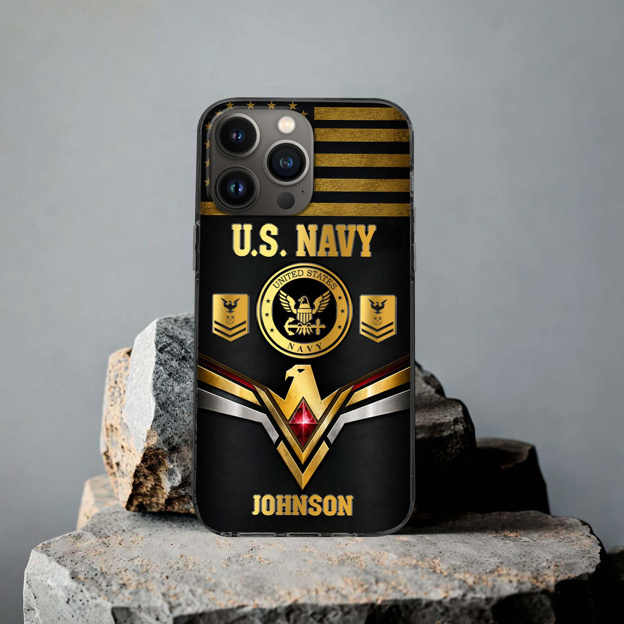 Premium Custom US Navy Phone Case VPVC507732, Gifts For Navy Veteran, Best Gifts On Father’s Day, Veterans Day