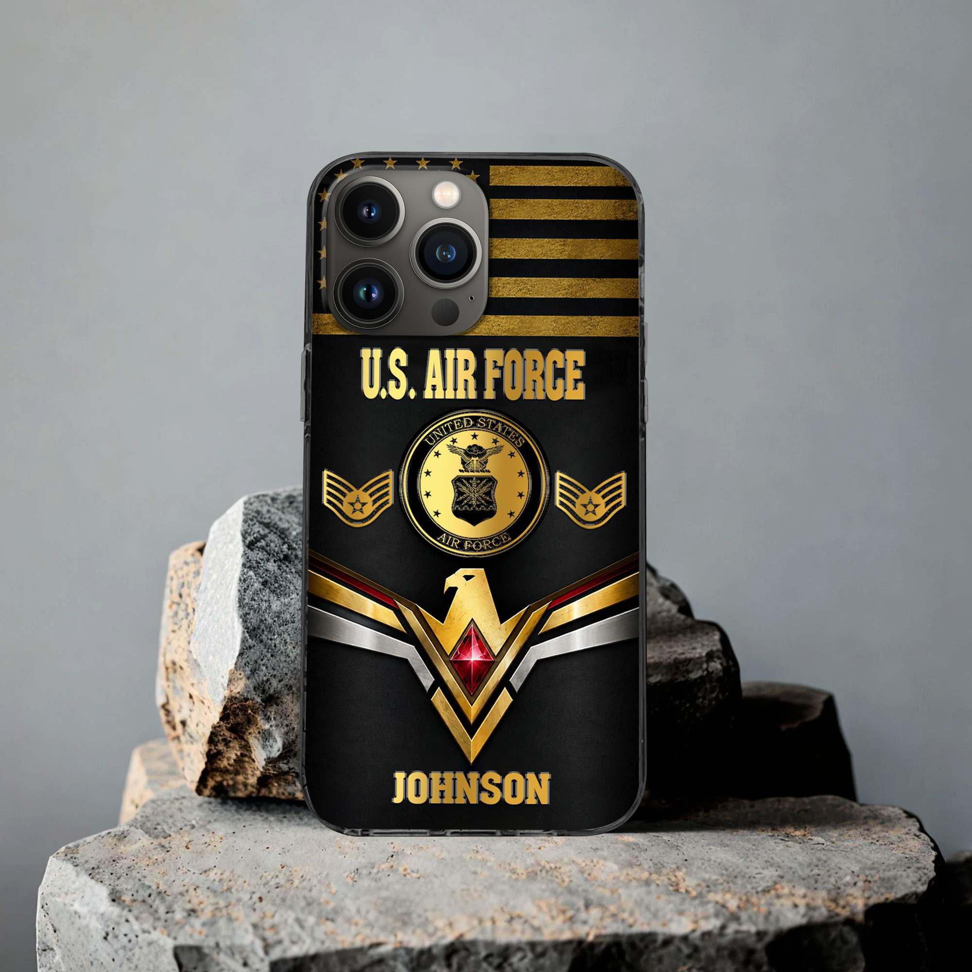 Premium Custom USAF Phone Case VPVC507734, Gifts For Air Force Veteran, Best Gifts On Father’s Day, Veterans Day