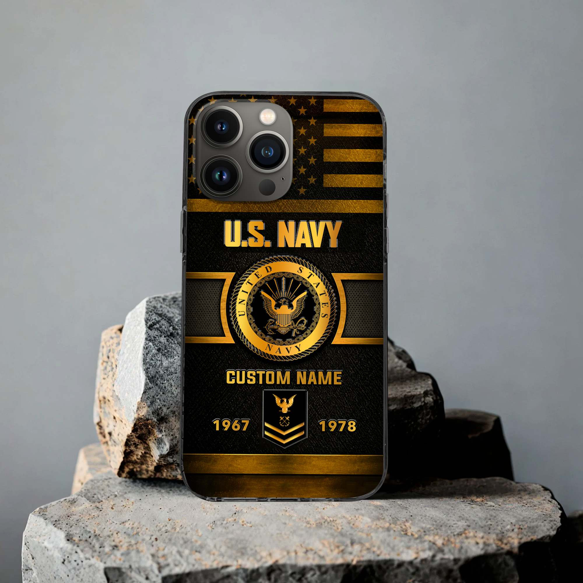 Premium Custom US Navy Phone Case VPVC507742, Gifts For Navy Veteran, Best Gifts On Father’s Day, Veterans Day