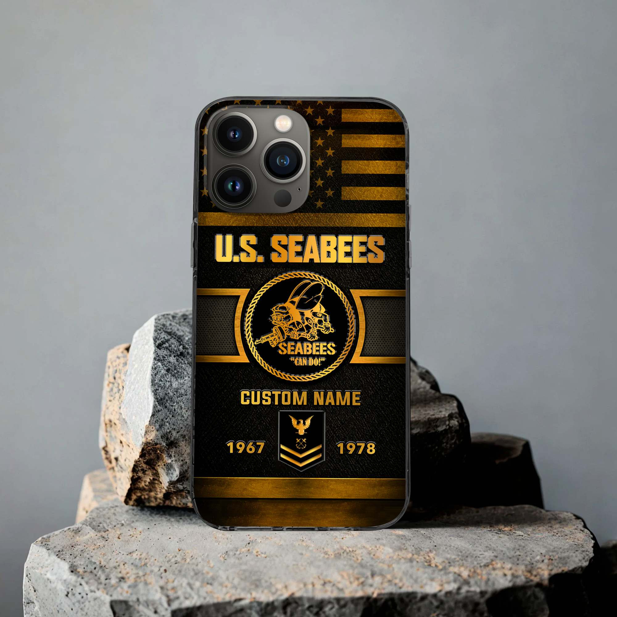 Premium Custom US Seabees Phone Case VPVC507749, Gifts For Seabees Veteran, Best Gifts On Father’s Day, Veterans Day