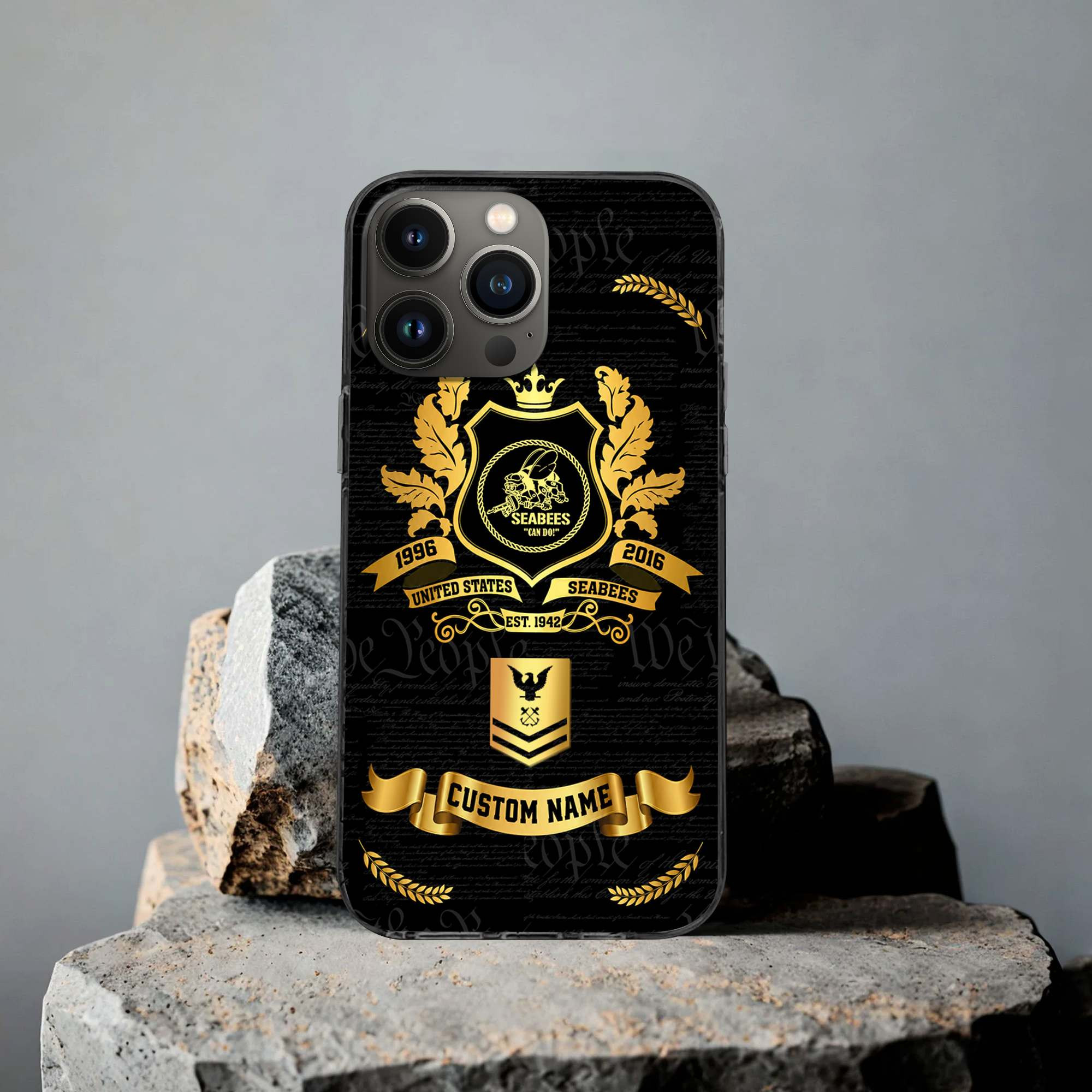Premium Custom US Seabees Phone Case VPVC507759, Gifts For Seabees Veteran, Best Gifts On Father’s Day, Veterans Day