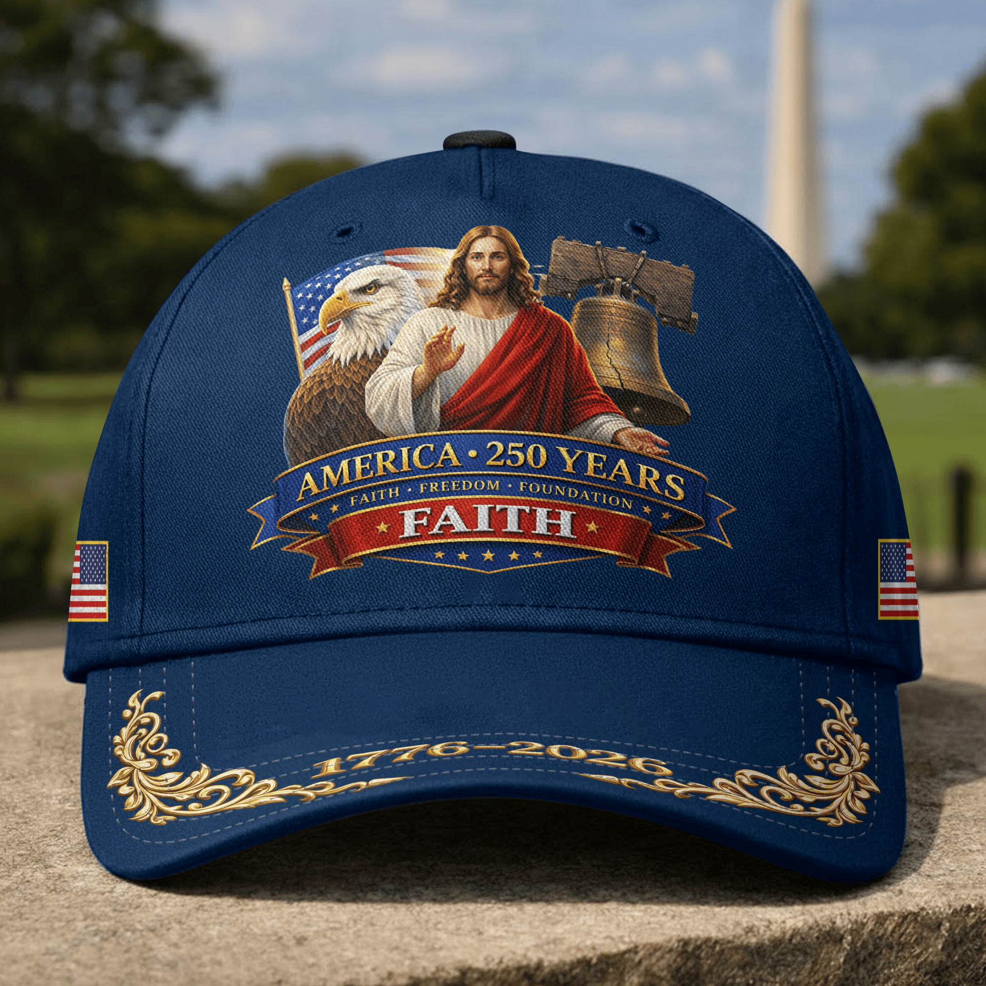 Premium America 250th Anniversary Hat VPVC020299, America 250th Cap, America 250th Birthday, Best Gifts On Independence Day, Veterans Day