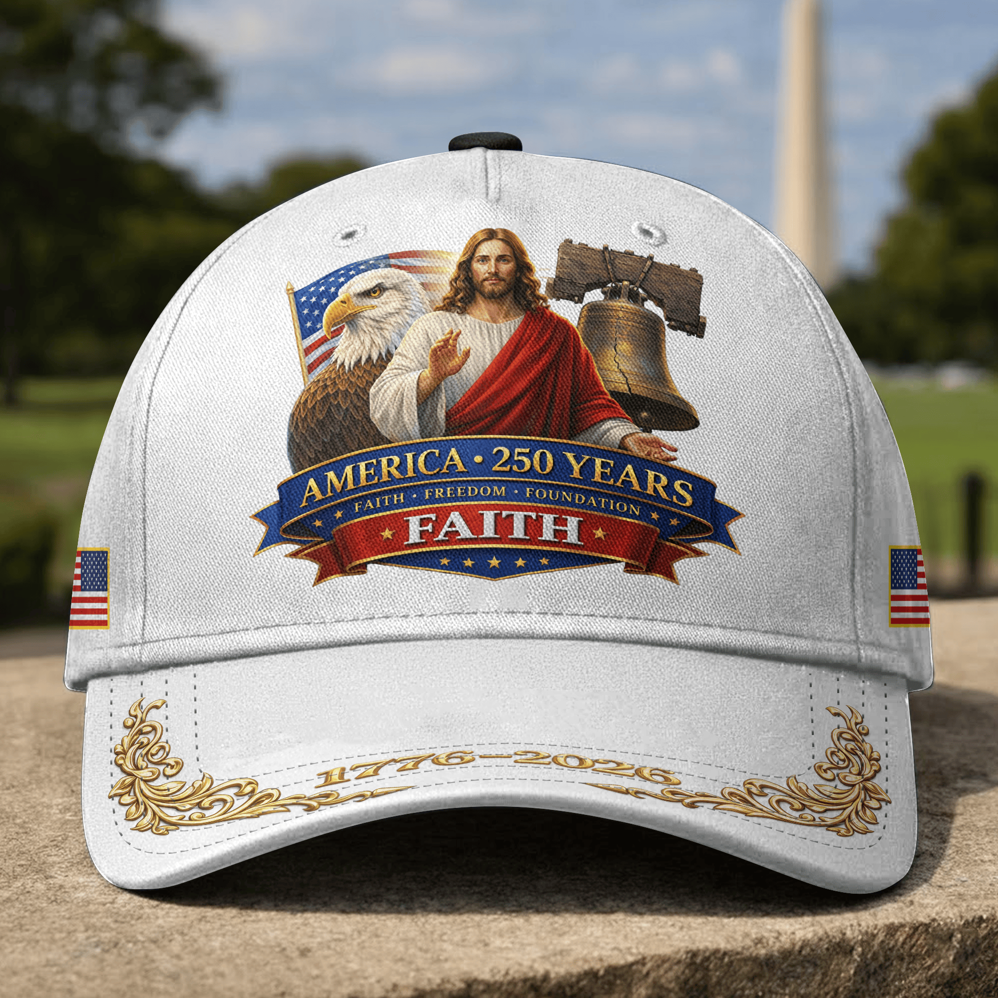 Premium America 250th Anniversary Hat VPVC020301, America 250th Cap, America 250th Birthday, Best Gifts On Independence Day, Veterans Day