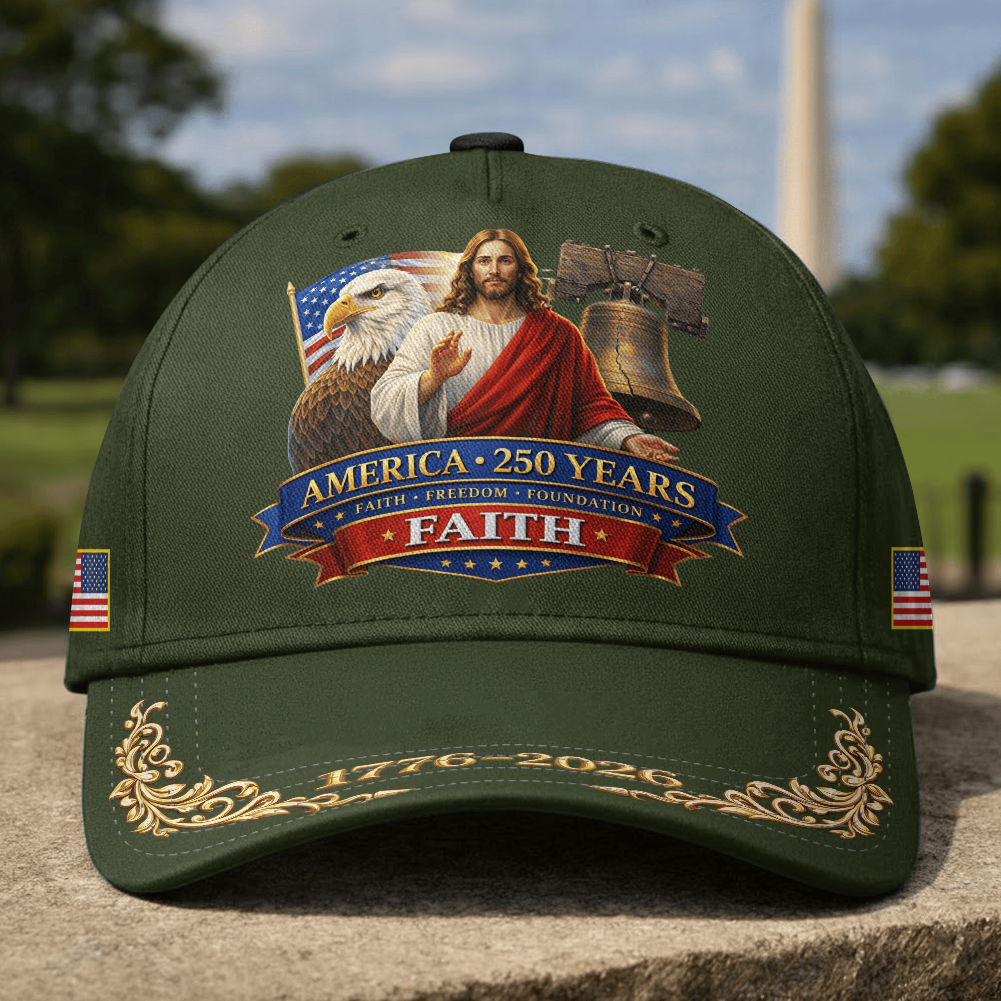 Premium America 250th Anniversary Hat VPVC020303, America 250th Cap, America 250th Birthday, Best Gifts On Independence Day, Veterans Day