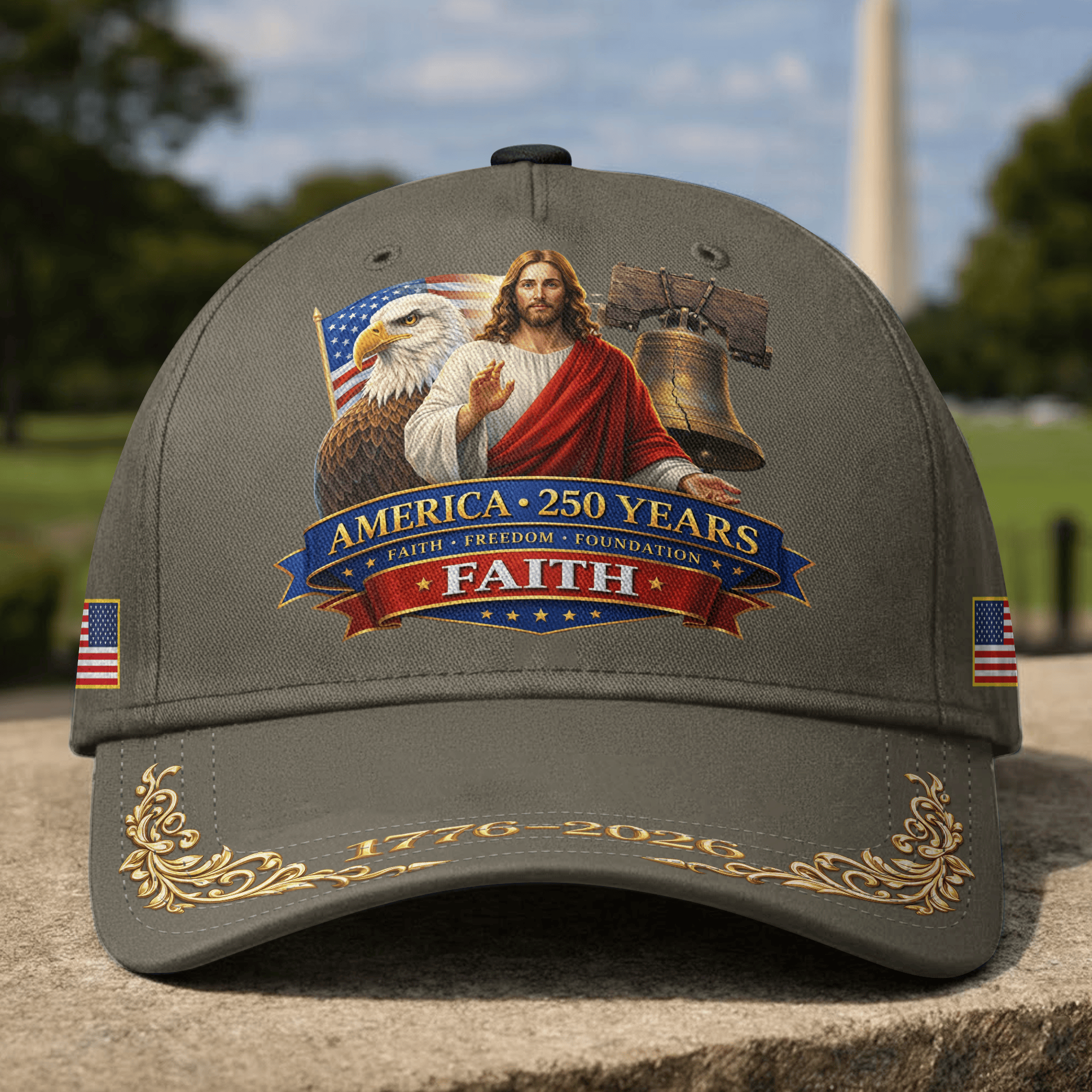 Premium America 250th Anniversary Hat VPVC020304, America 250th Cap, America 250th Birthday, Best Gifts On Independence Day, Veterans Day