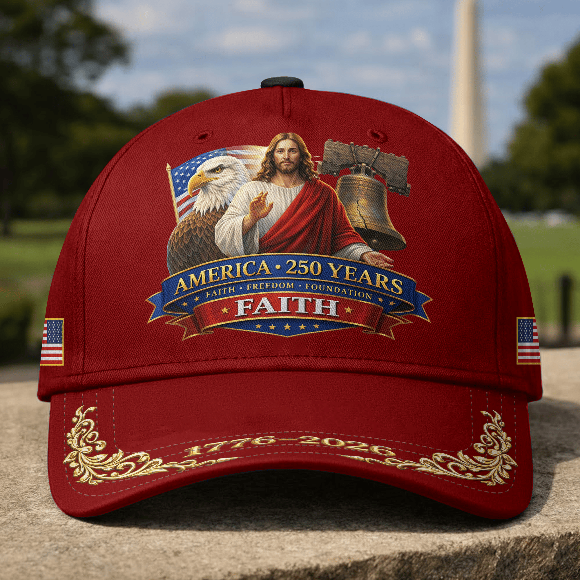 Premium America 250th Anniversary Hat VPVC020305, America 250th Cap, America 250th Birthday, Best Gifts On Independence Day, Veterans Day