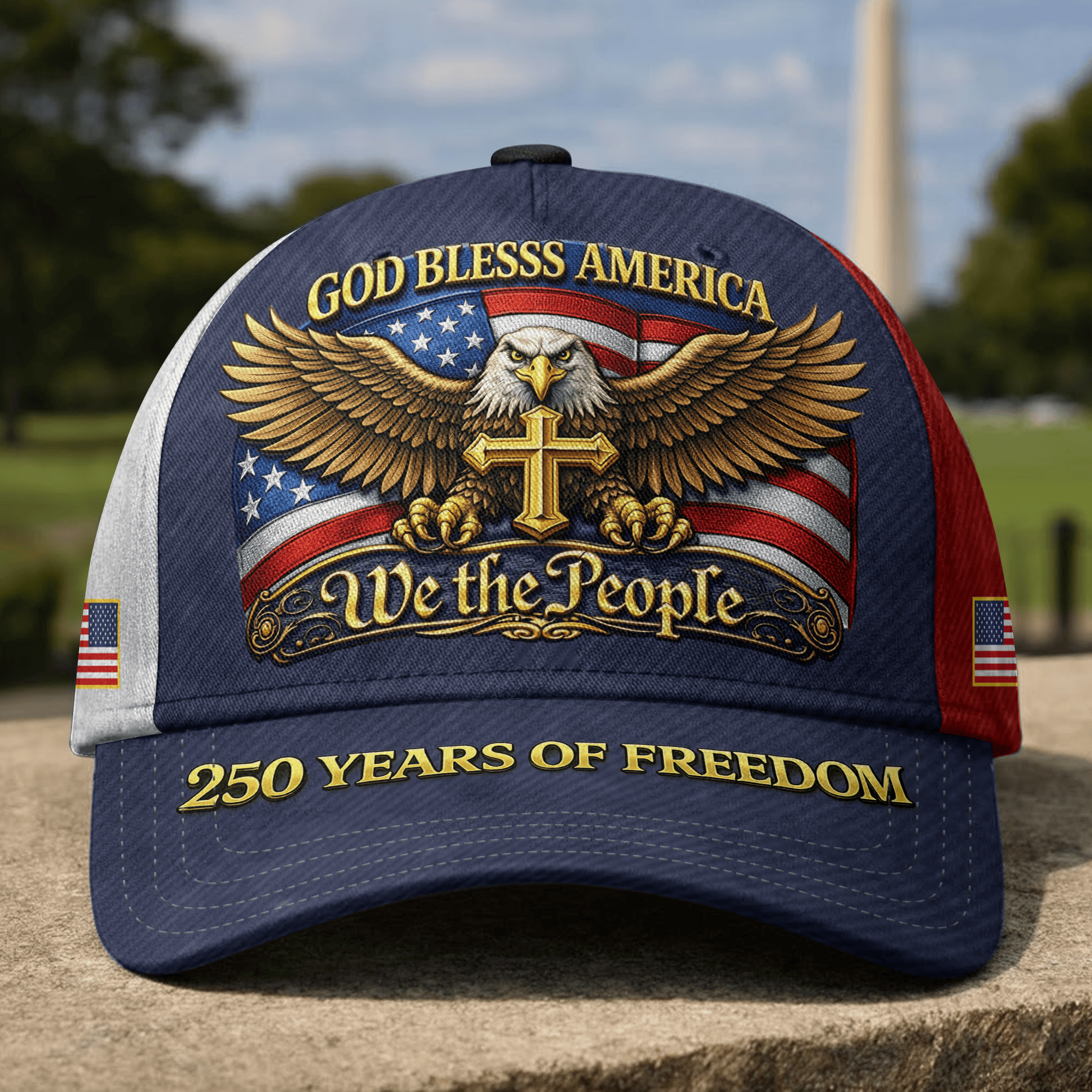 Premium America 250th Anniversary Hat VPVC020314, America 250th Cap, America 250th Birthday, Best Gifts On Independence Day, Veterans Day