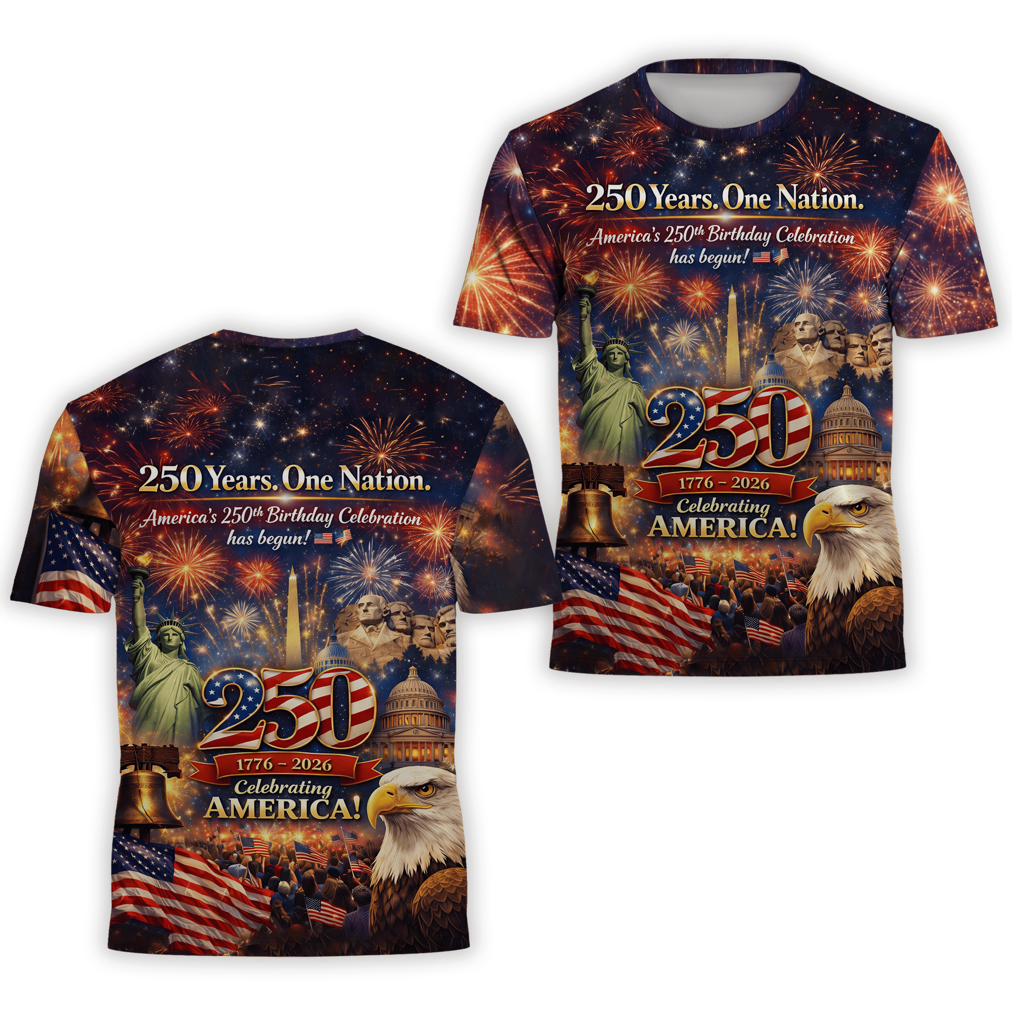 Premium America 250th Anniversary T-Shirt VPVC930642, America 250th T-Shirt, America 250th Birthday, Gifts For US Veteran, Gifts For Independence Day, Veterans Day