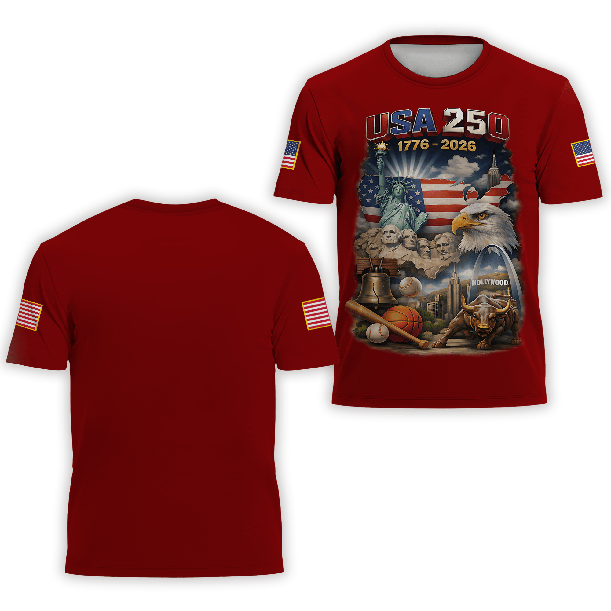 Premium America 250th Anniversary T-Shirt VPVC930646, America 250th T-Shirt, America 250th Birthday, Gifts For US Veteran, Gifts For Independence Day, Veterans Day