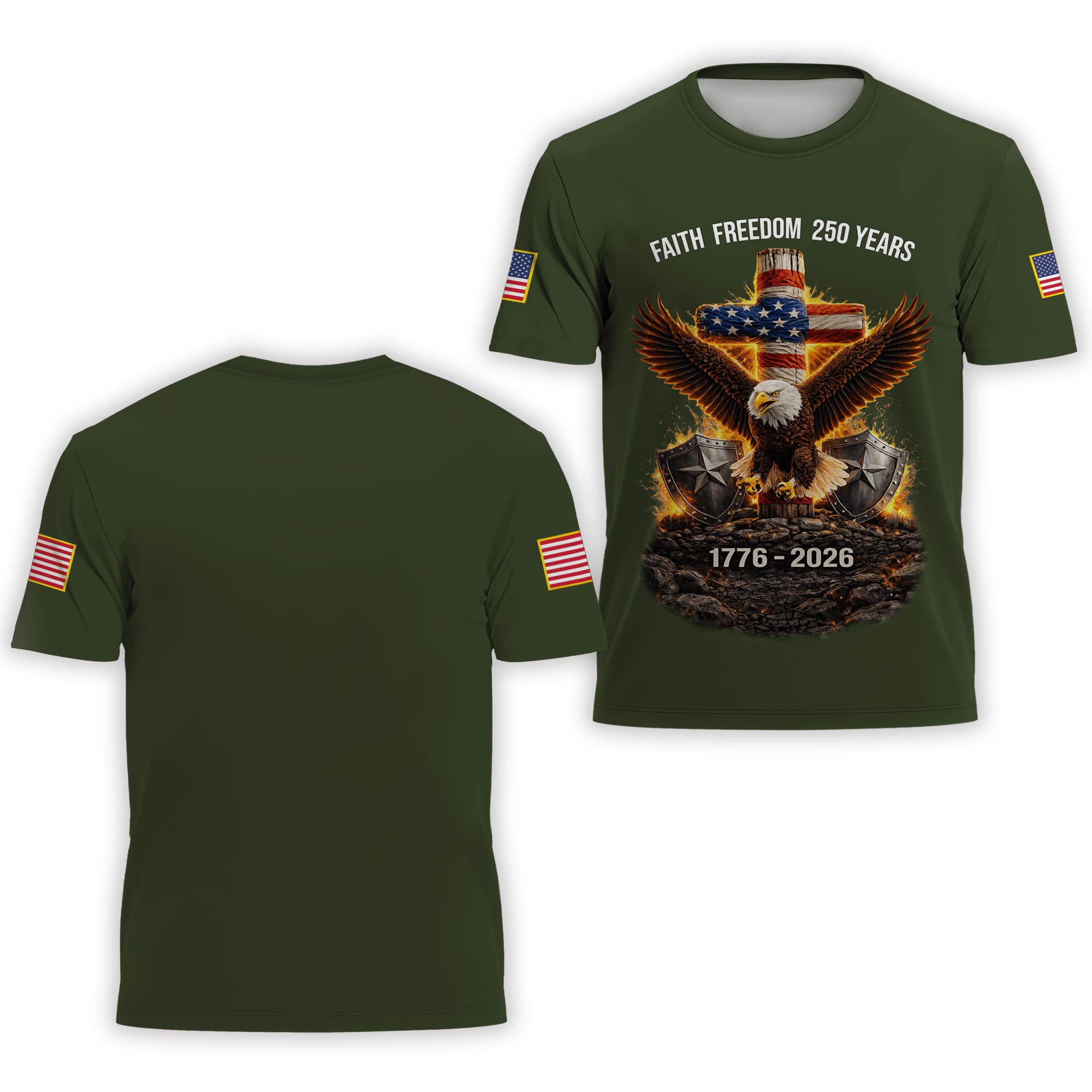Premium America 250th Anniversary T-Shirt VPVC930650, America 250th T-Shirt, America 250th Birthday, Gifts For US Veteran, Gifts For Independence Day, Veterans Day