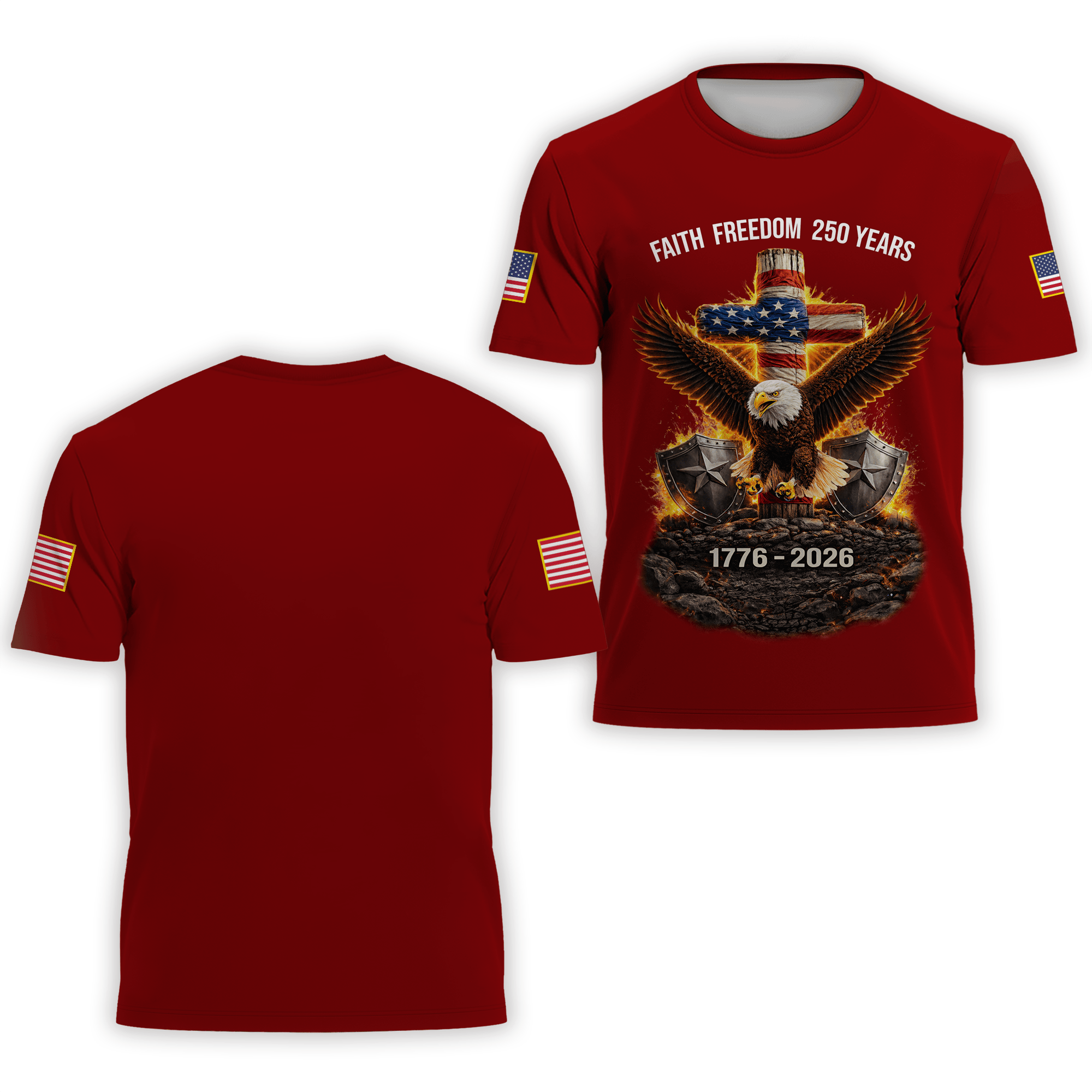 Premium America 250th Anniversary T-Shirt VPVC930654, America 250th T-Shirt, America 250th Birthday, Gifts For US Veteran, Gifts For Independence Day, Veterans Day