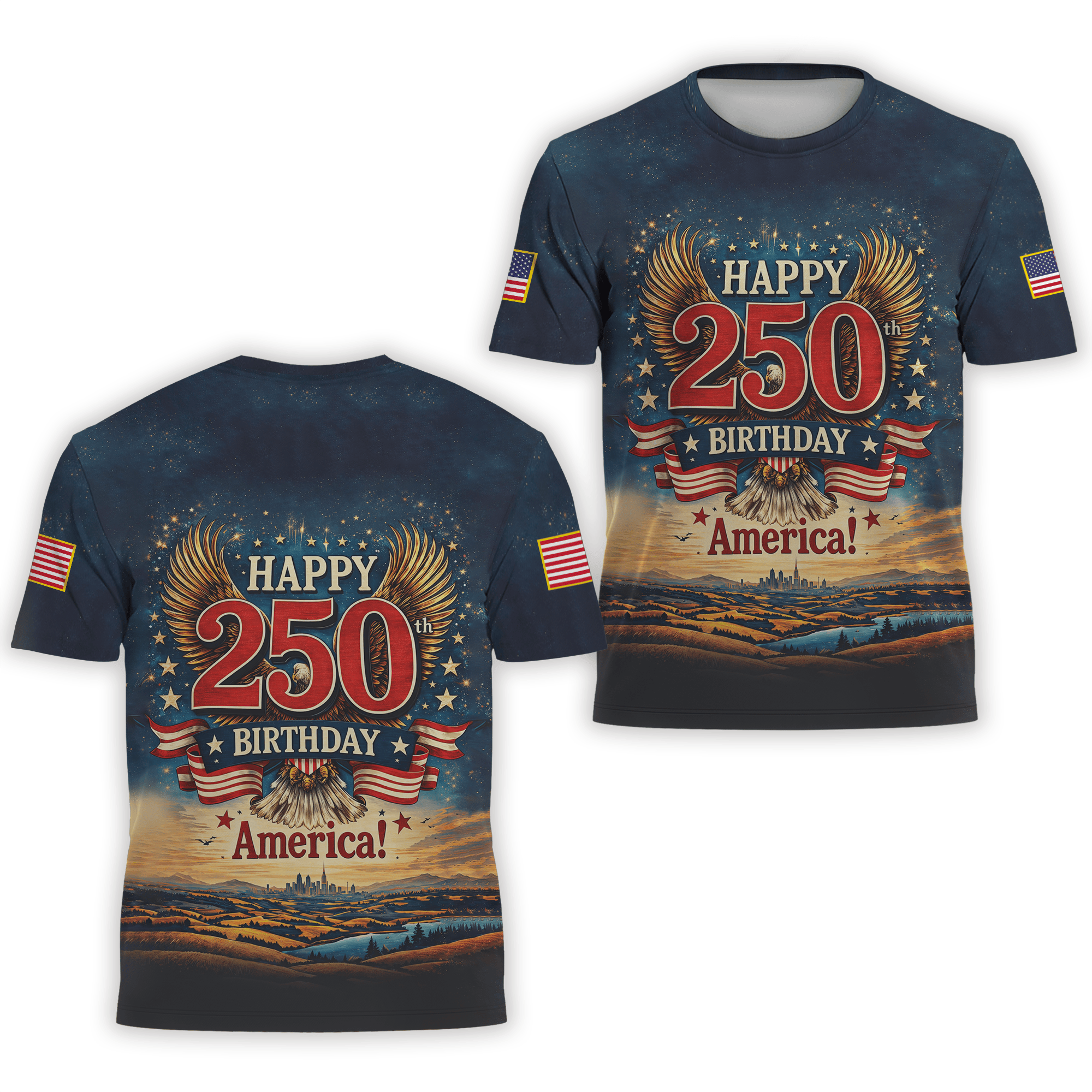 Premium America 250th Anniversary T-Shirt VPVC930655, America 250th T-Shirt, America 250th Birthday, Gifts For US Veteran, Gifts For Independence Day, Veterans Day