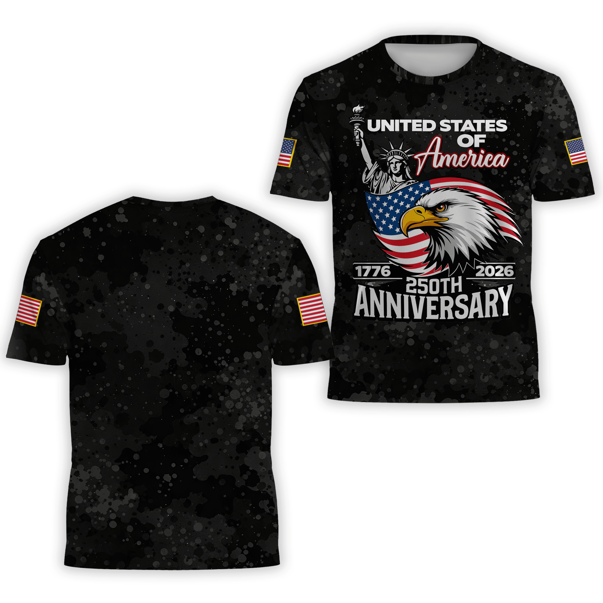 Premium America 250th Anniversary T-Shirt VPVC930656, America 250th T-Shirt, America 250th Birthday, Gifts For US Veteran, Gifts For Independence Day, Veterans Day