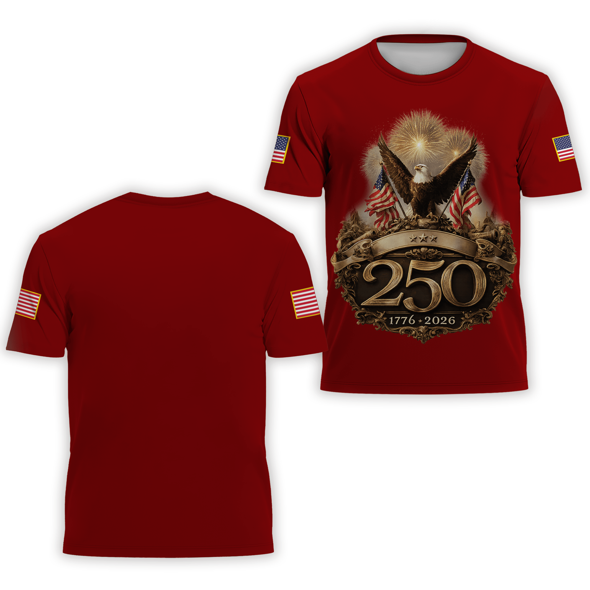 Premium America 250th Anniversary T-Shirt VPVC930657, America 250th T-Shirt, America 250th Birthday, Gifts For US Veteran, Gifts For Independence Day, Veterans Day