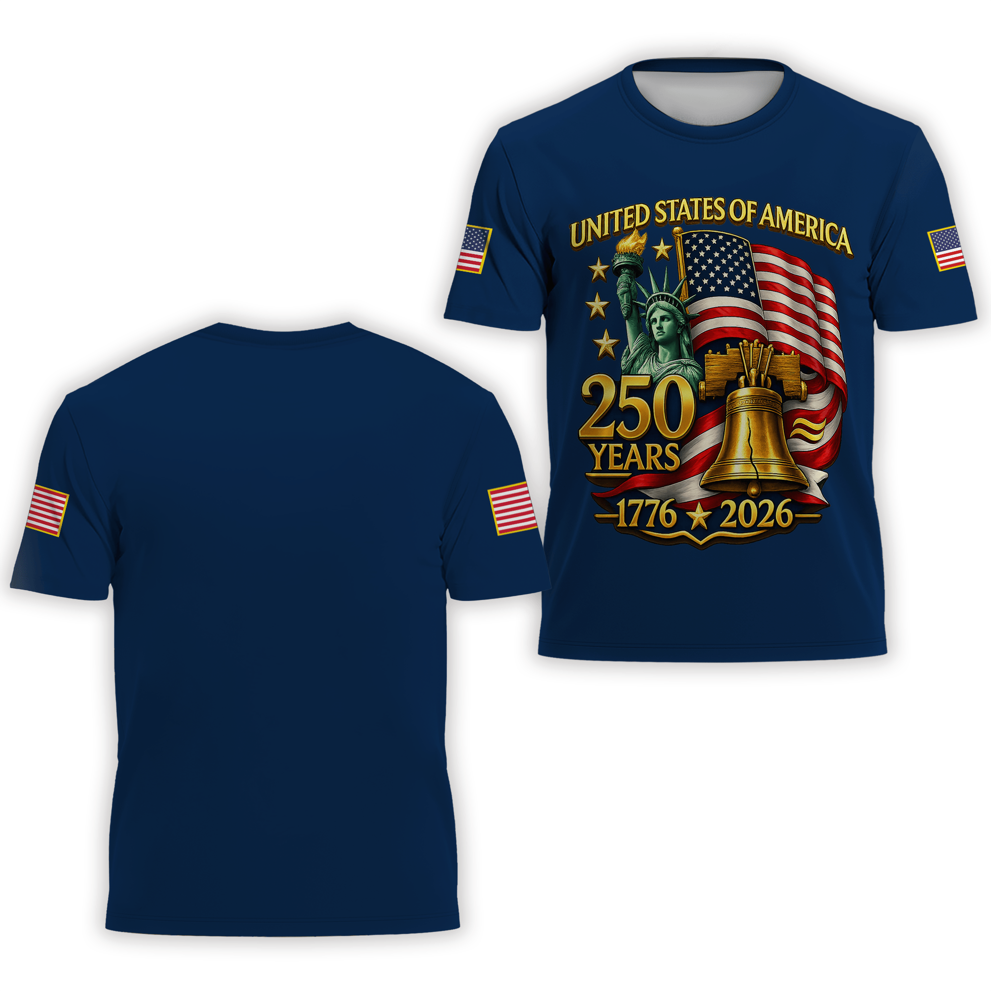 Premium America 250th Anniversary T-Shirt VPVC930662, America 250th T-Shirt, America 250th Birthday, Gifts For US Veteran, Gifts For Independence Day, Veterans Day