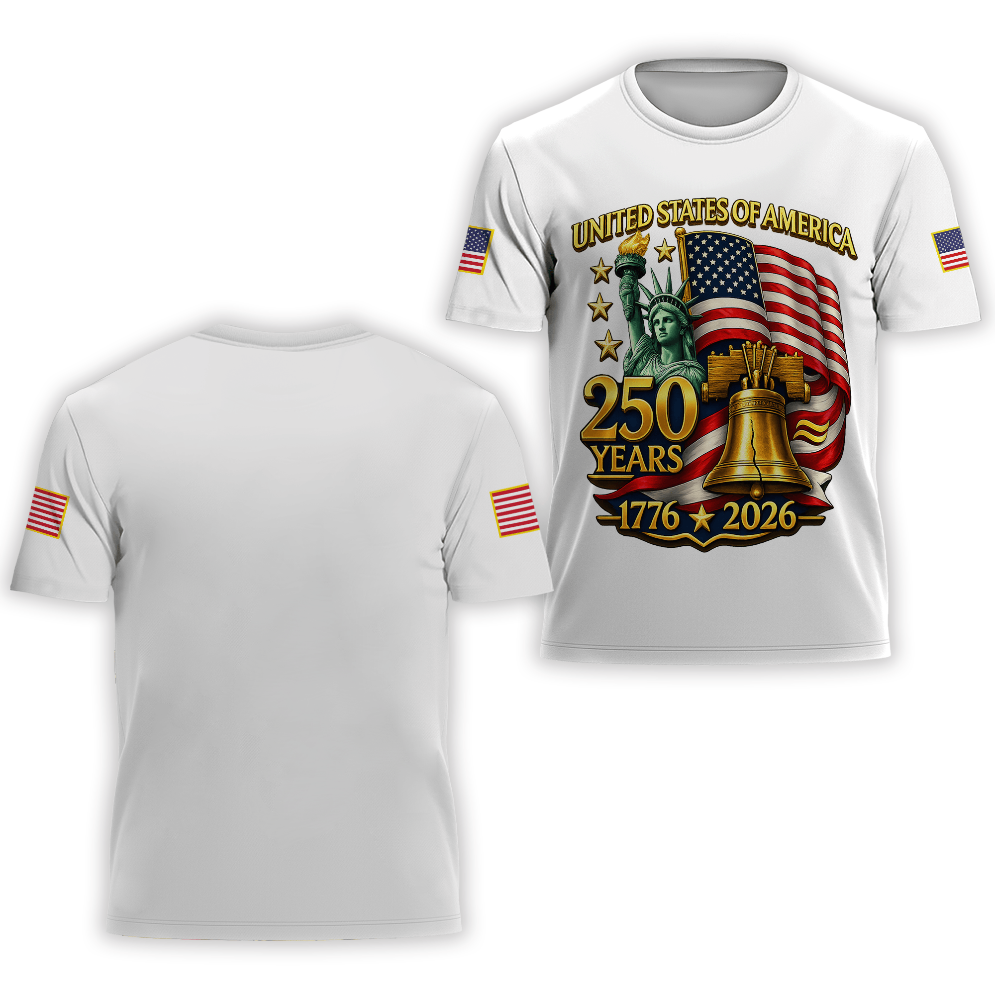 Premium America 250th Anniversary T-Shirt VPVC930664, America 250th T-Shirt, America 250th Birthday, Gifts For US Veteran, Gifts For Independence Day, Veterans Day