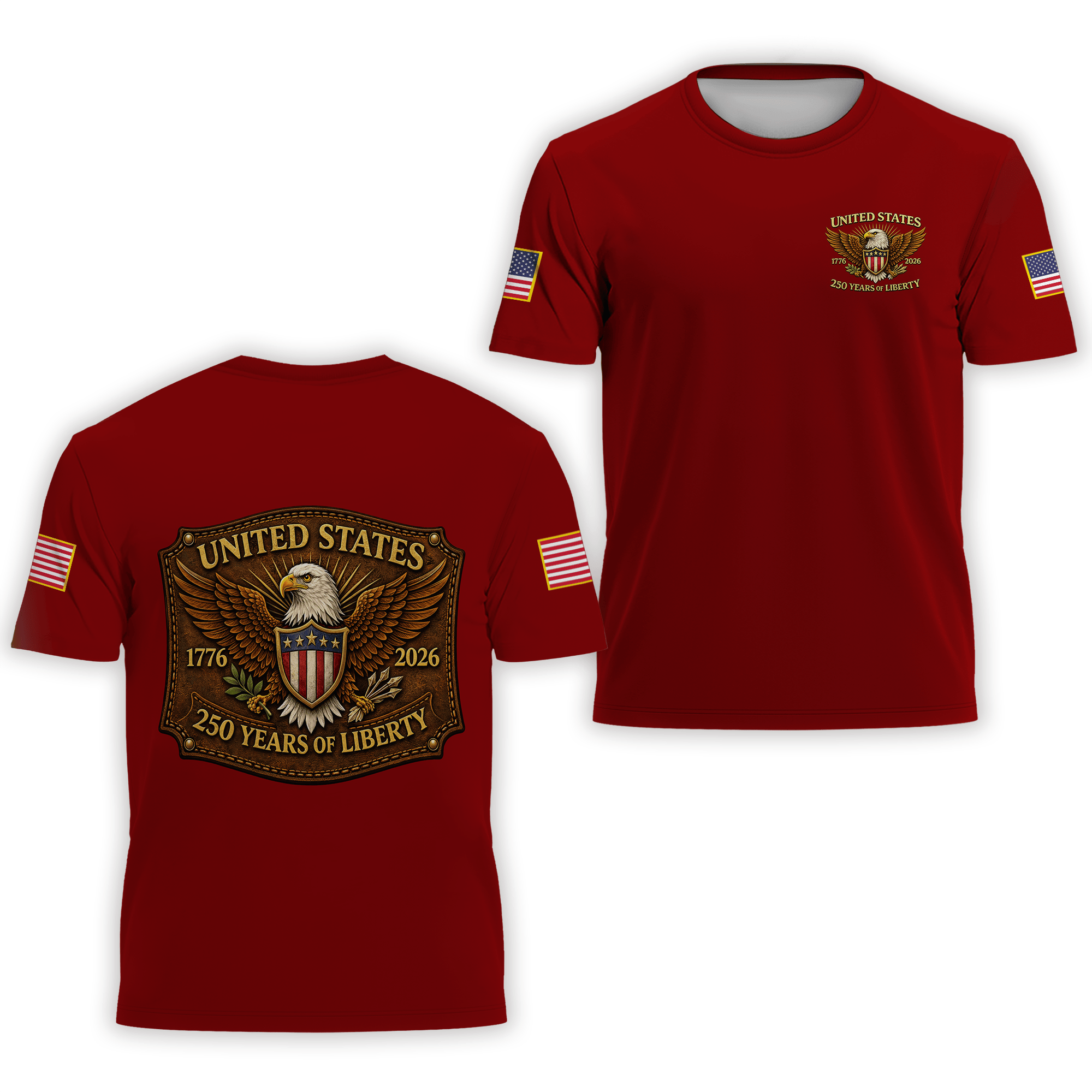 Premium America 250th Anniversary T-Shirt VPVC930703, America 250th T-Shirt, America 250th Birthday, Gifts For US Veteran, Gifts For Independence Day, Veterans Day
