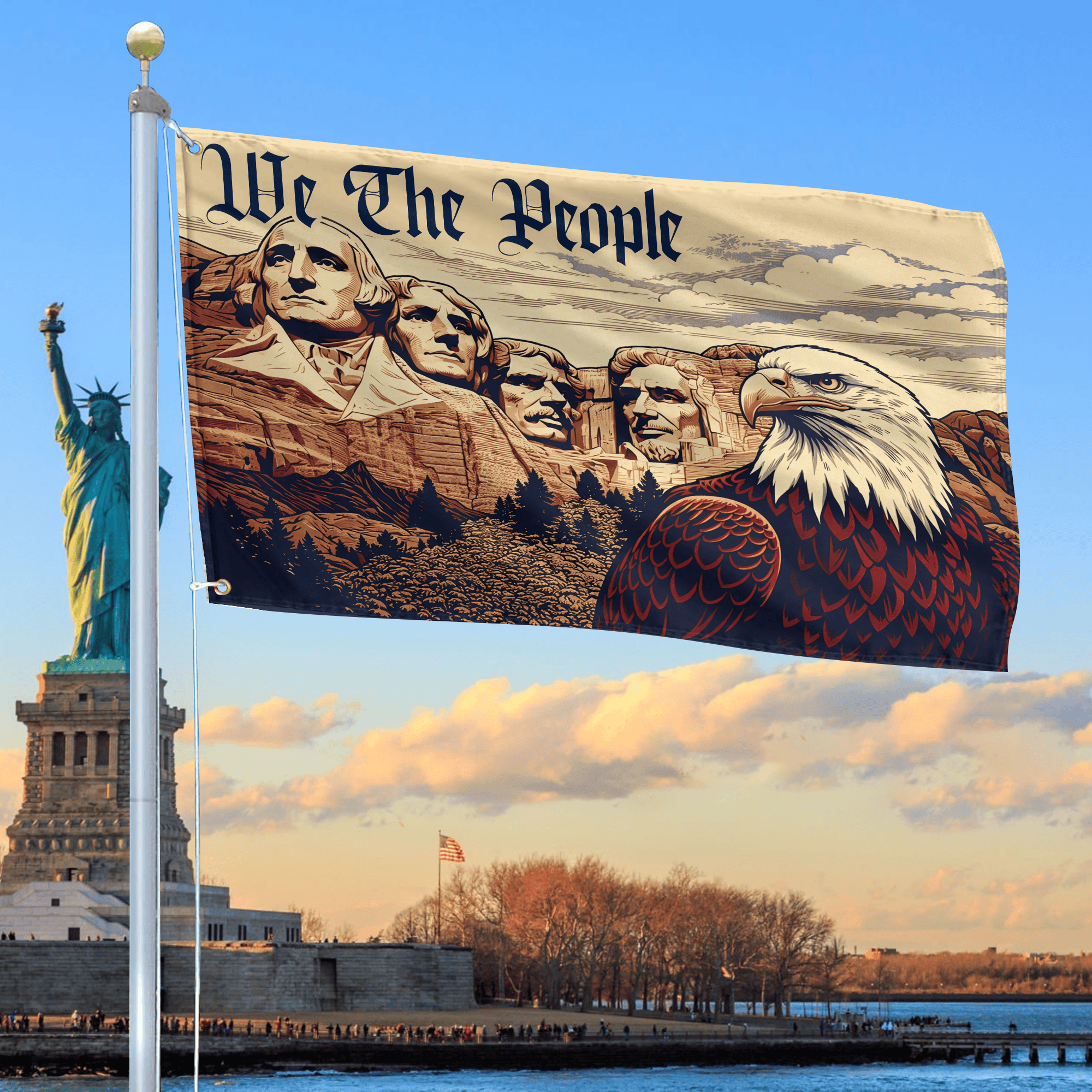 Premium America 250th Anniversary Grommet Flag VPVC120143, America 250th Flag, America 250th Birthday, Best Gifts On Independence Day, Veterans Day
