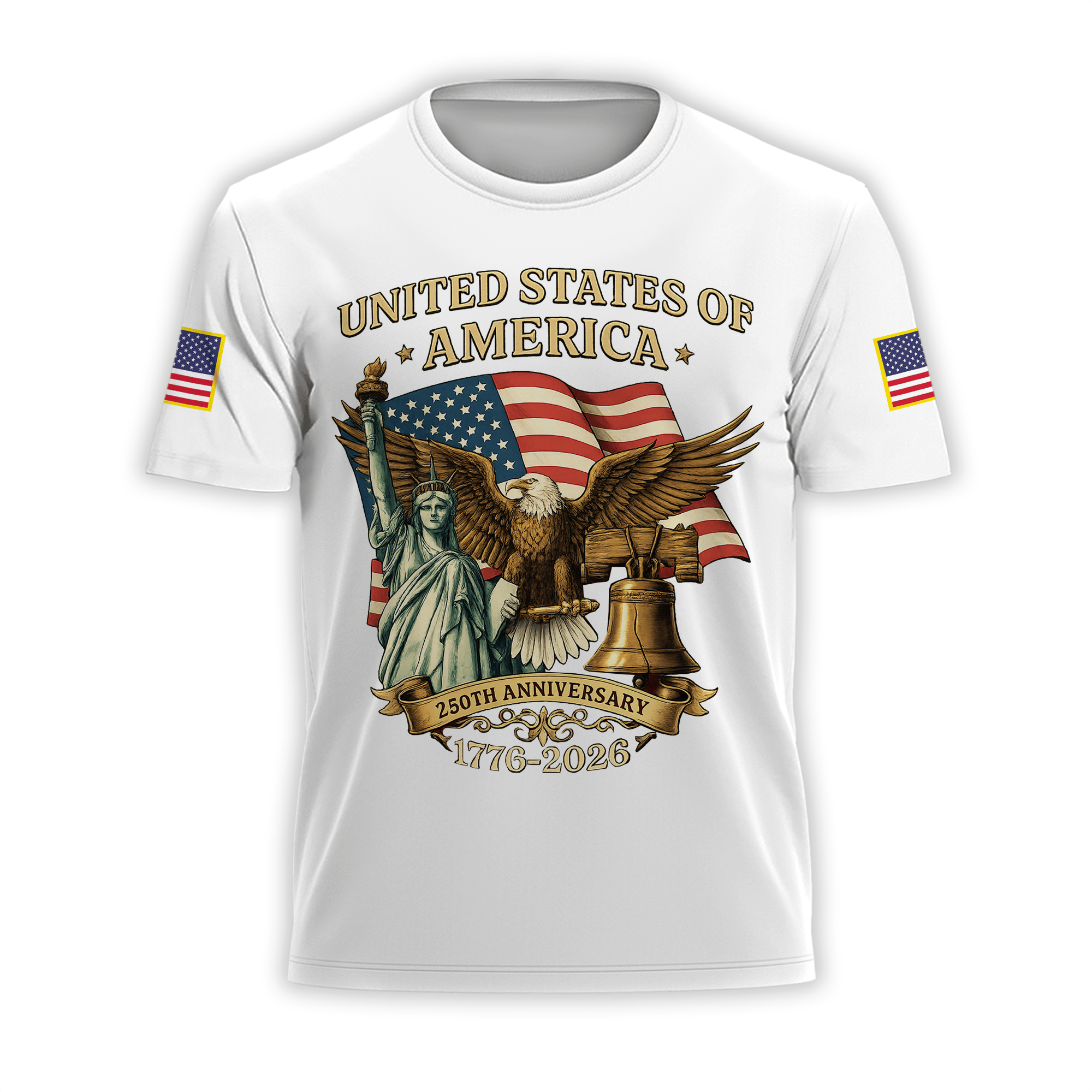 Premium America 250th Anniversary T-Shirt VPVC930790, America 250th T-Shirt, America 250th Birthday, Gifts For US Veteran, Gifts For Independence Day, Veterans Day
