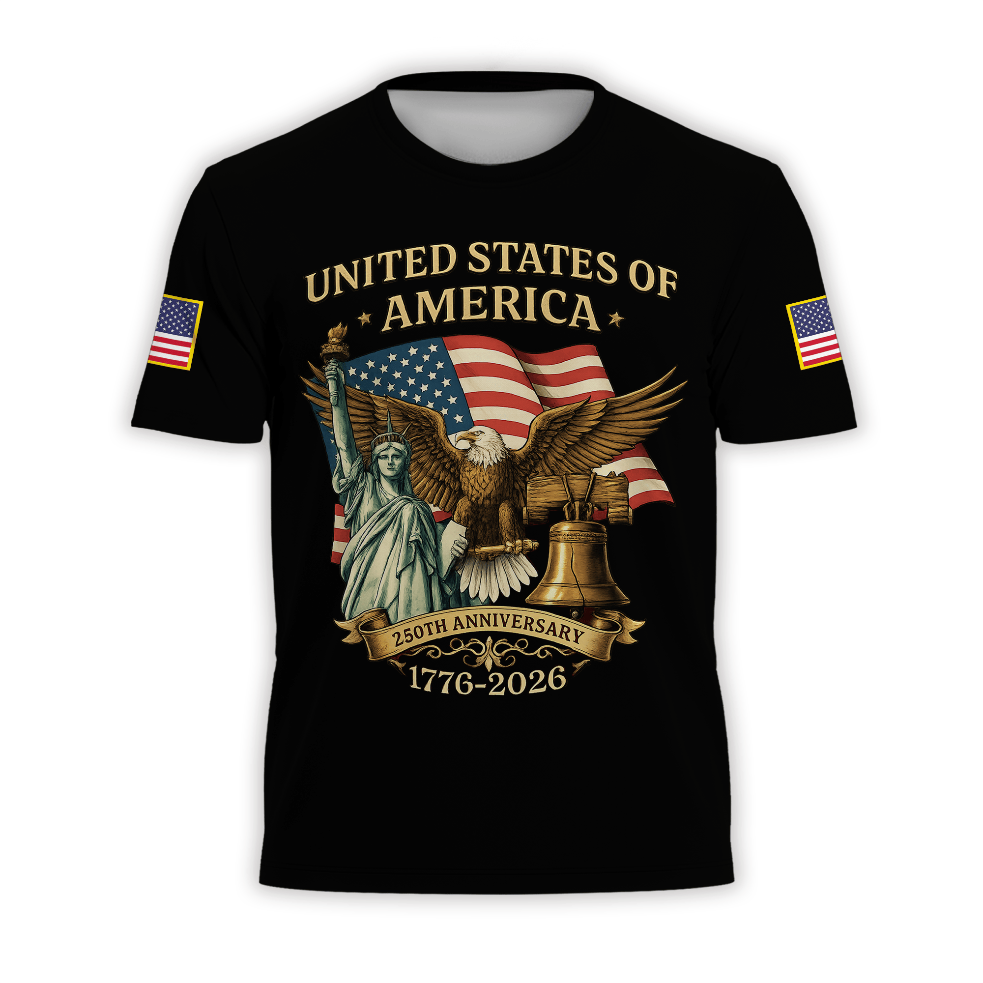 Premium America 250th Anniversary T-Shirt VPVC930794, America 250th T-Shirt, America 250th Birthday, Gifts For US Veteran, Gifts For Independence Day, Veterans Day