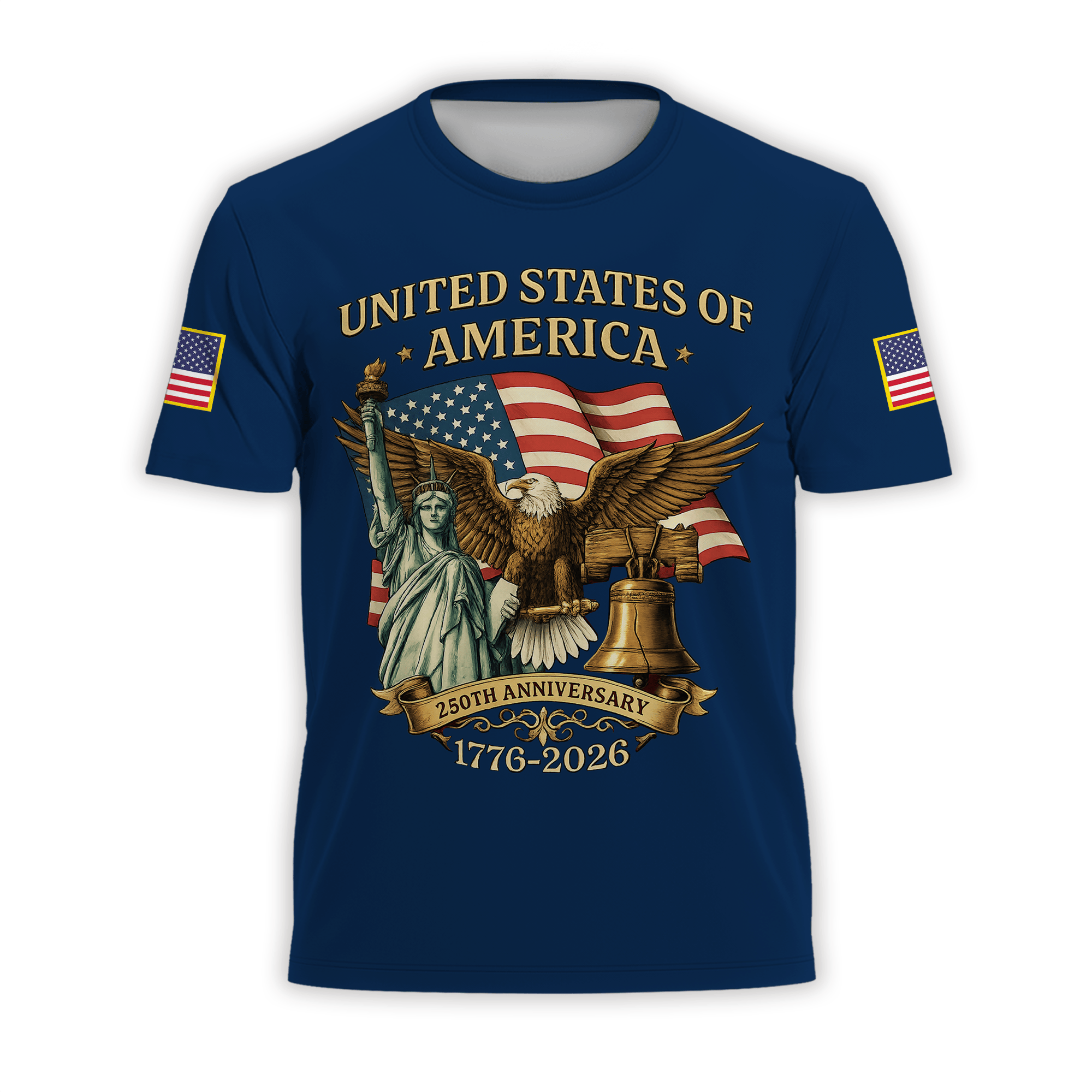 Premium America 250th Anniversary T-Shirt VPVC930795, America 250th T-Shirt, America 250th Birthday, Gifts For US Veteran, Gifts For Independence Day, Veterans Day