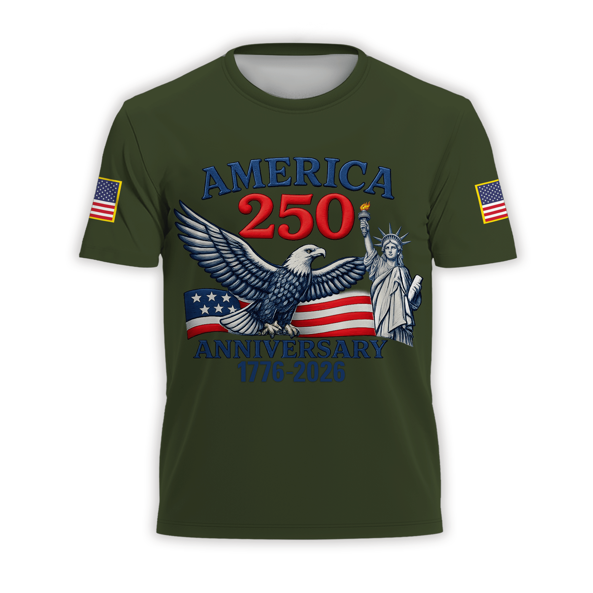 Premium America 250th Anniversary T-Shirt VPVC930799, America 250th T-Shirt, America 250th Birthday, Gifts For US Veteran, Gifts For Independence Day, Veterans Day