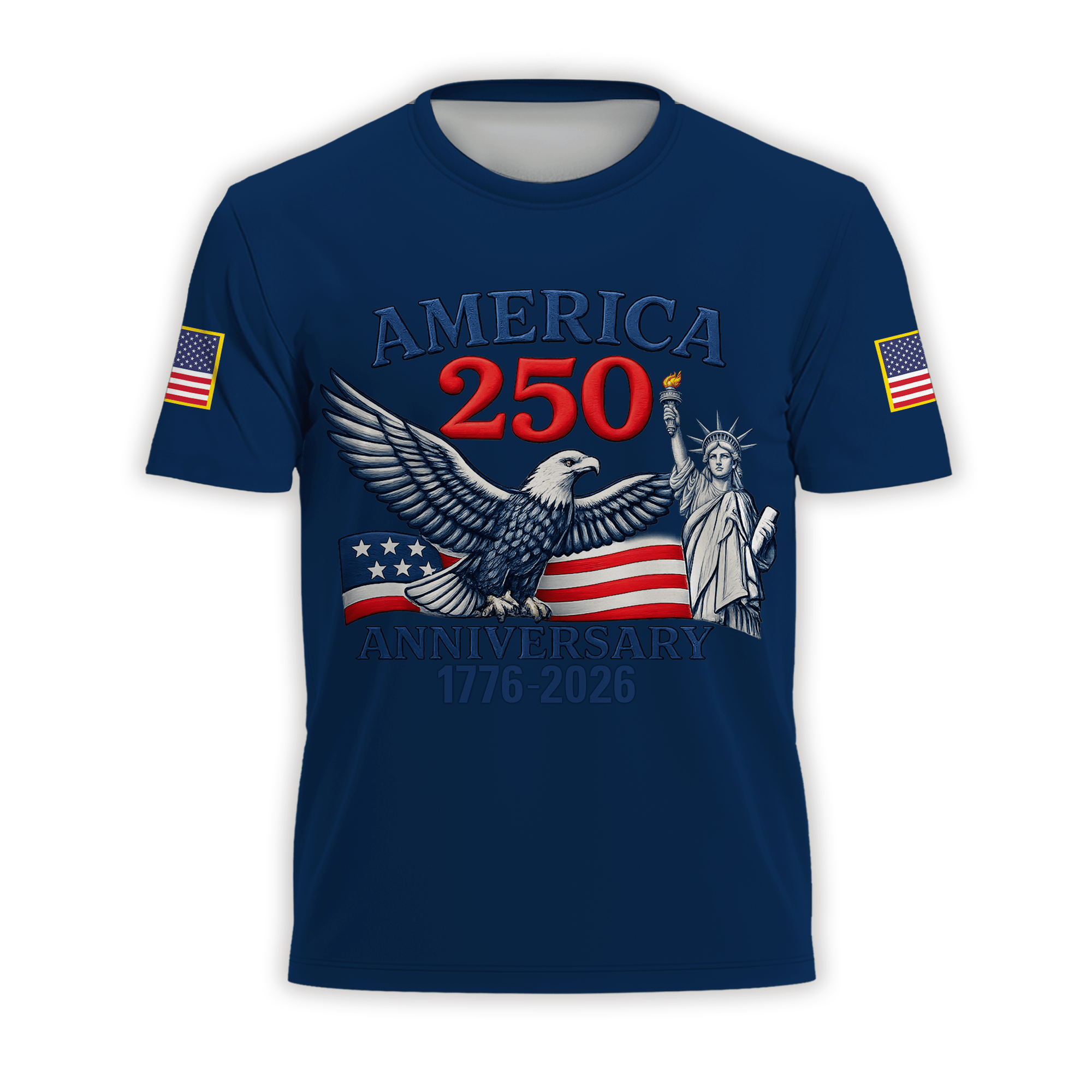 Premium America 250th Anniversary T-Shirt VPVC930801, America 250th T-Shirt, America 250th Birthday, Gifts For US Veteran, Gifts For Independence Day, Veterans Day